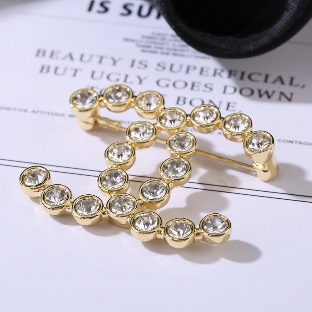 Chanel Double C Brooch