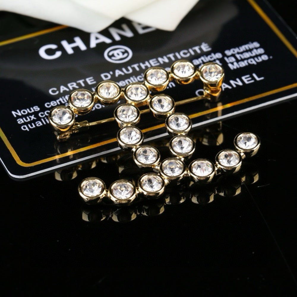Chanel Double C Brooch