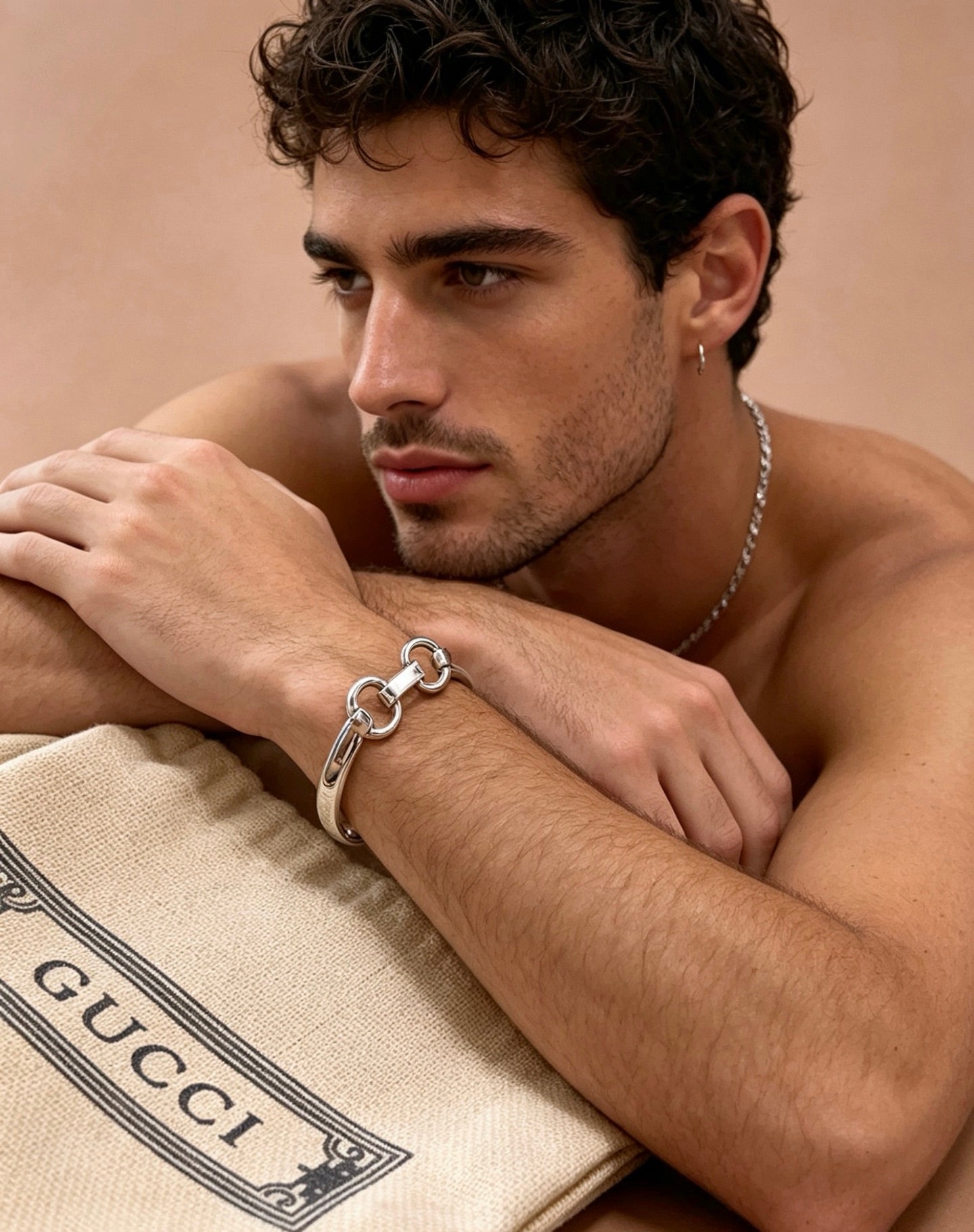 Gucci Vintage Double G Bracelet