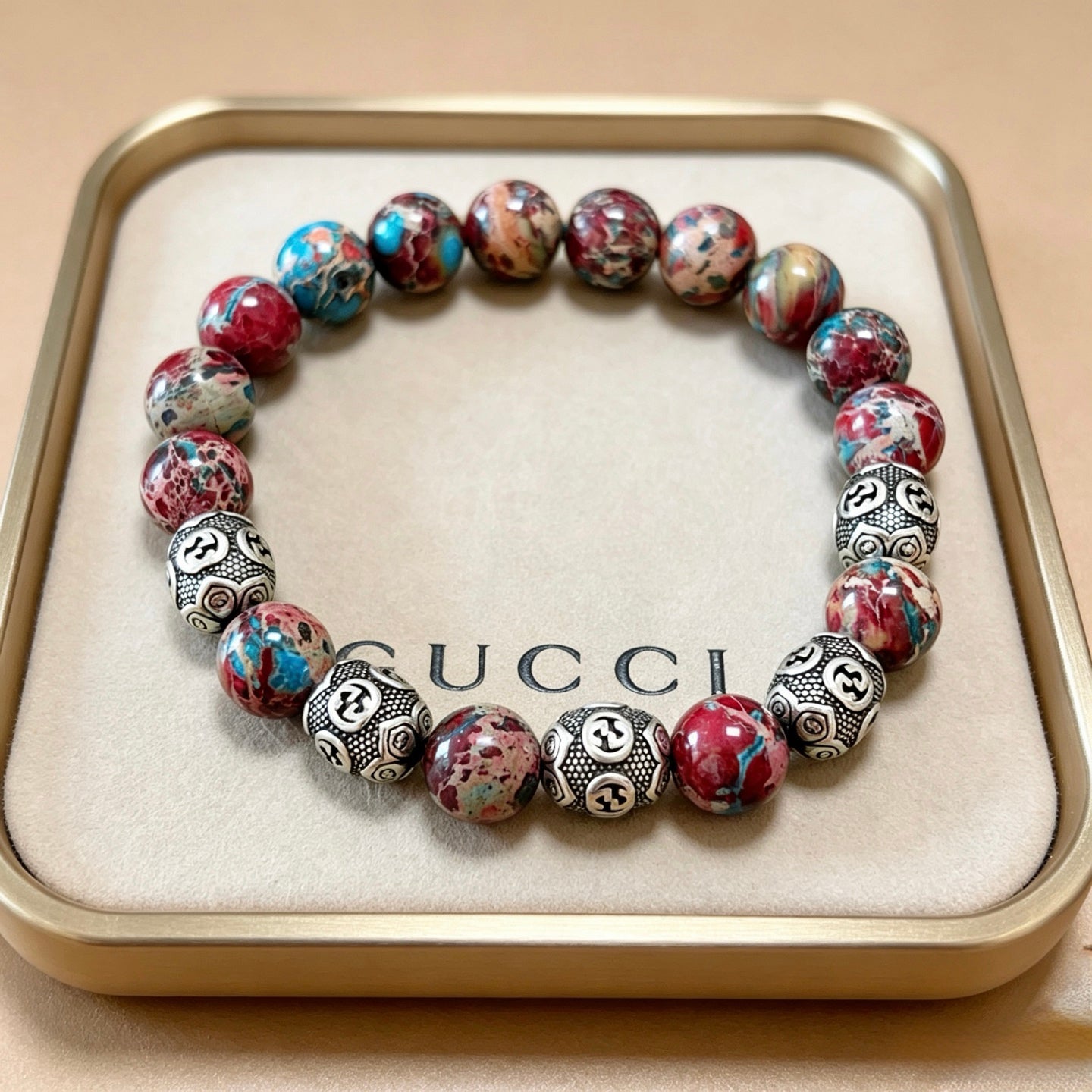 Gucci Vintage Double G Bracelet