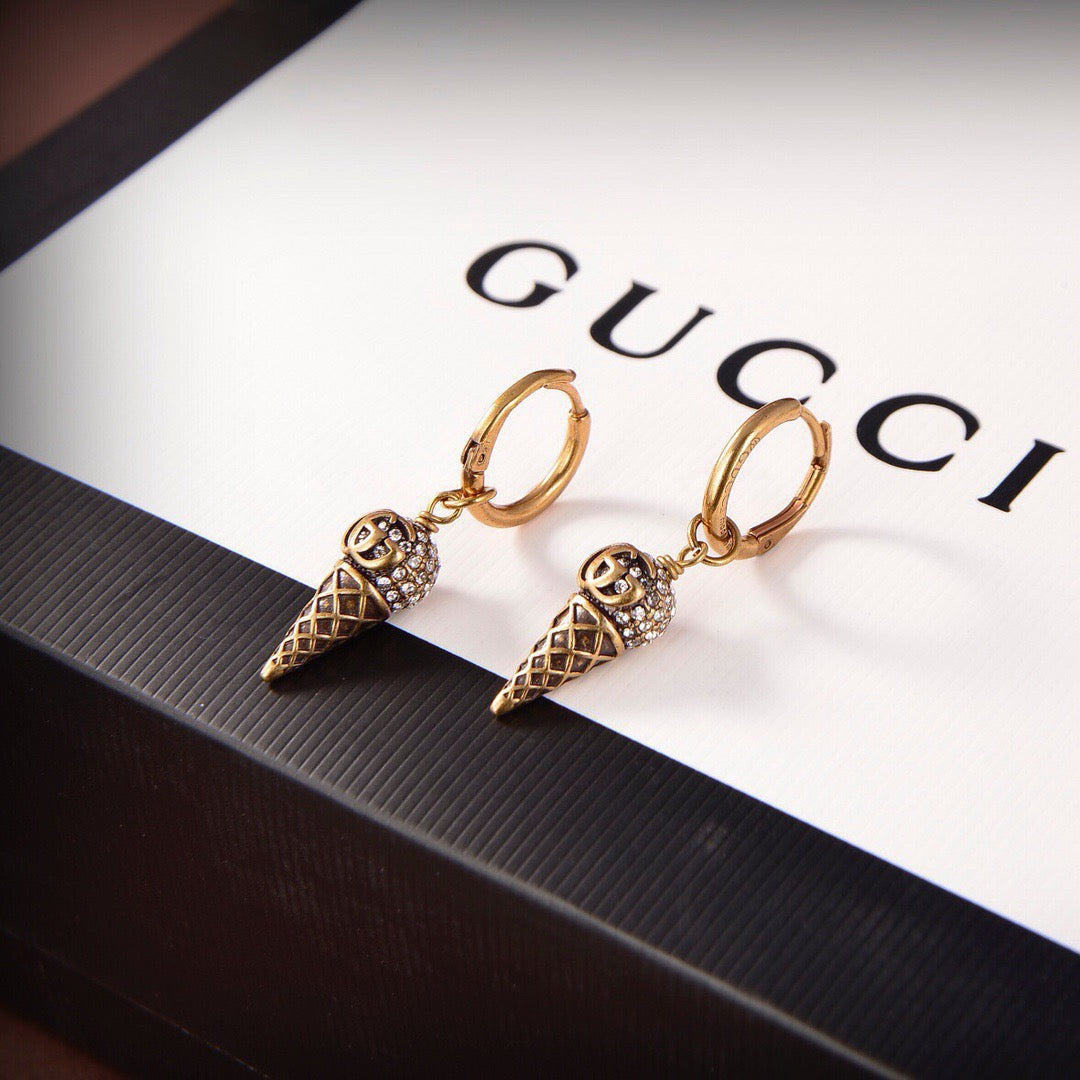 Gucci Crystal Vintage Earrings