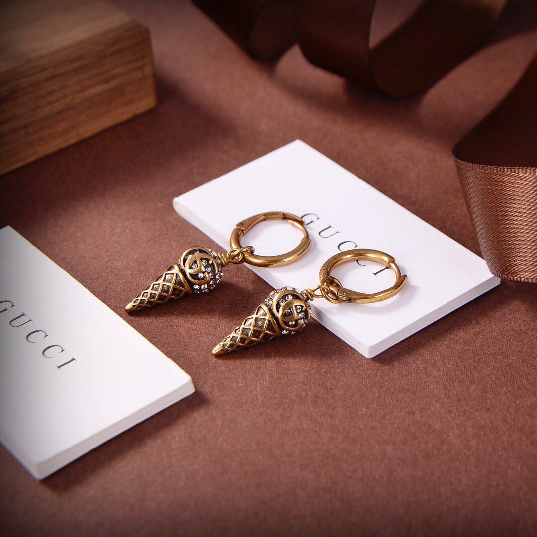 Gucci Crystal Vintage Earrings