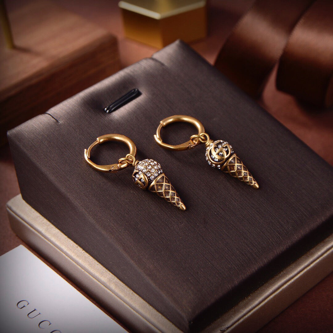 Gucci Crystal Vintage Earrings