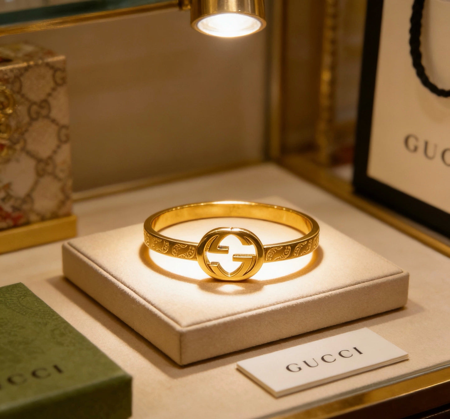 Gucci Vintage Double G Bracelet