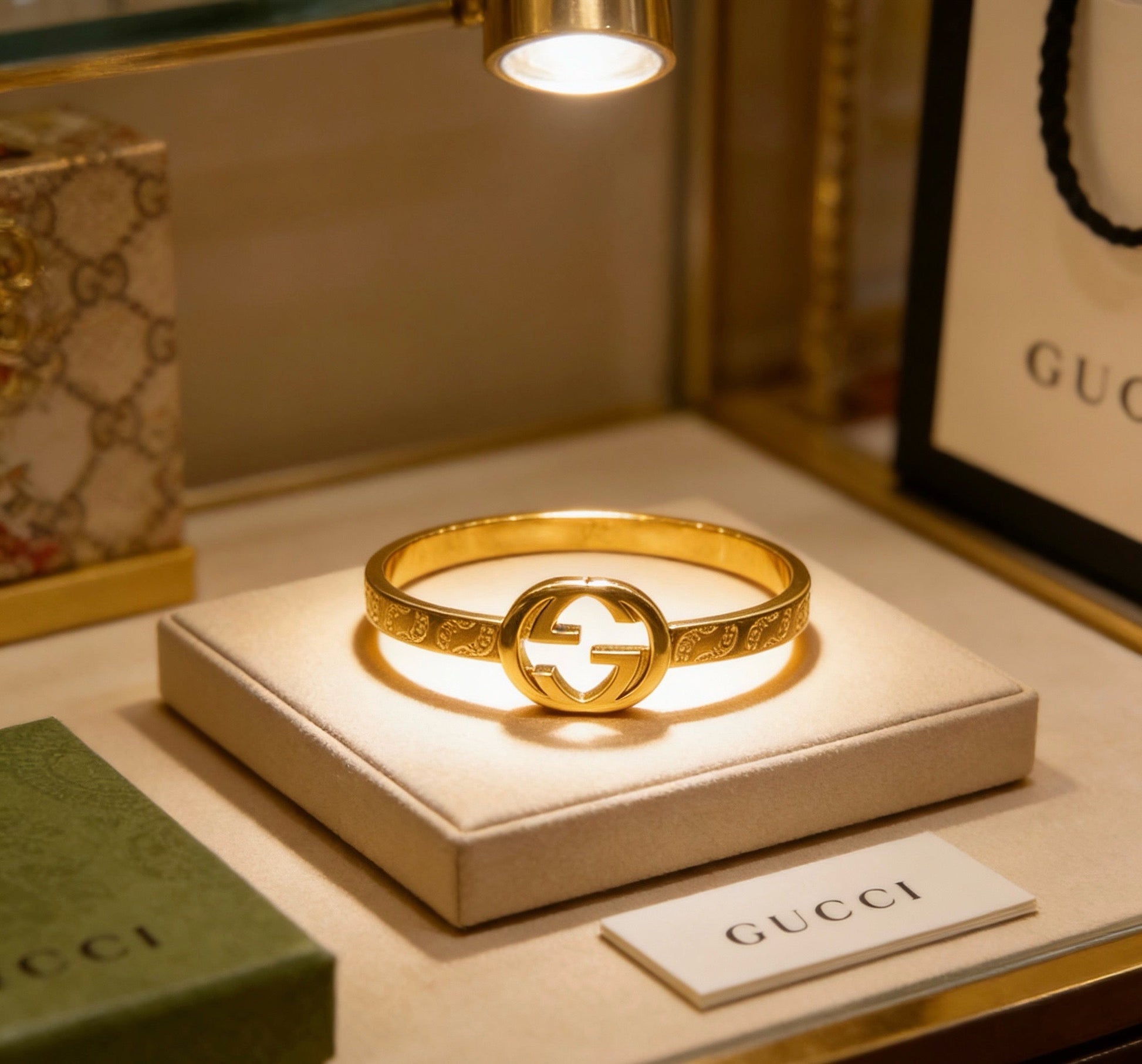 Gucci Vintage Double G Bracelet