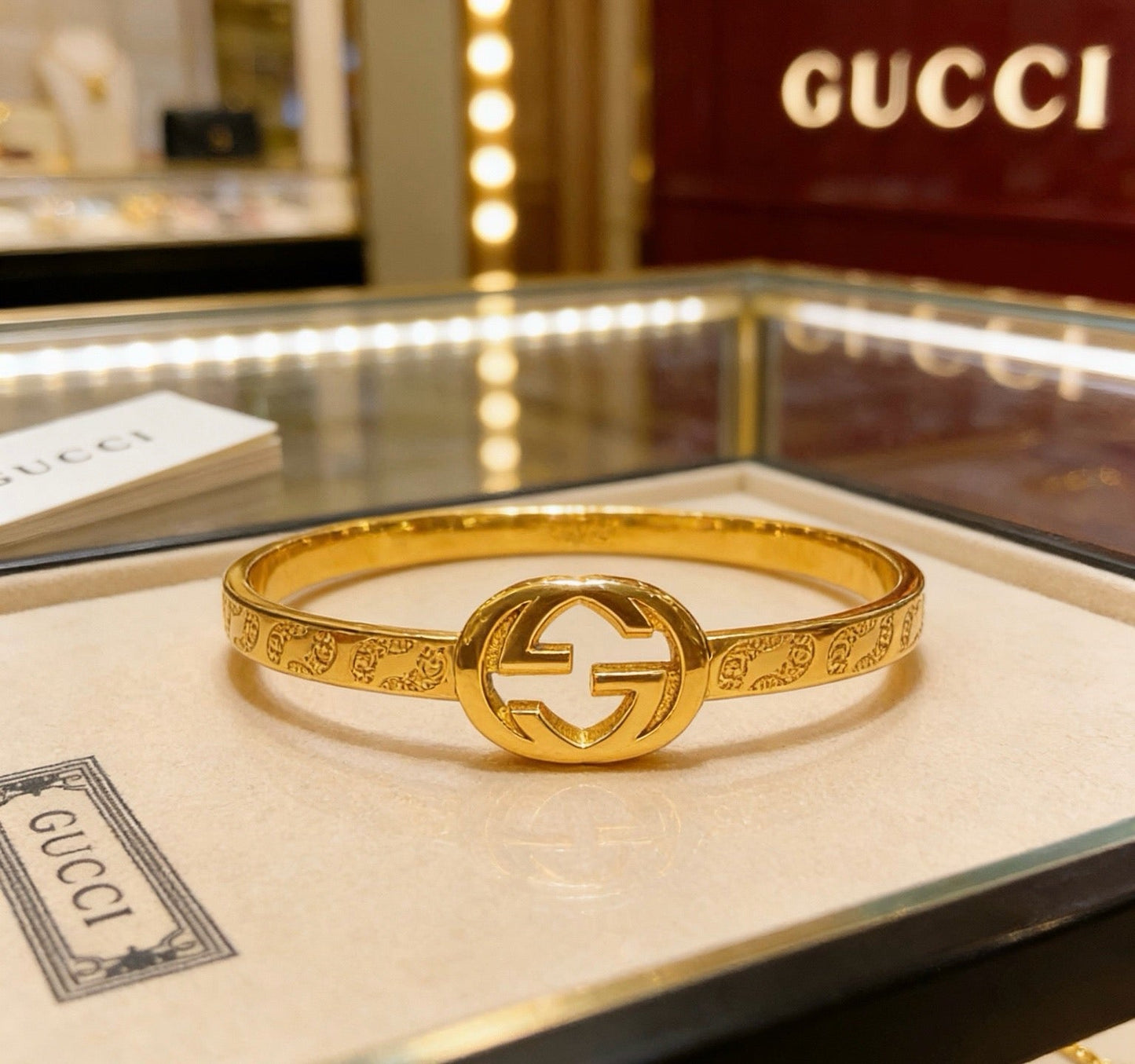 Gucci Vintage Double G Bracelet