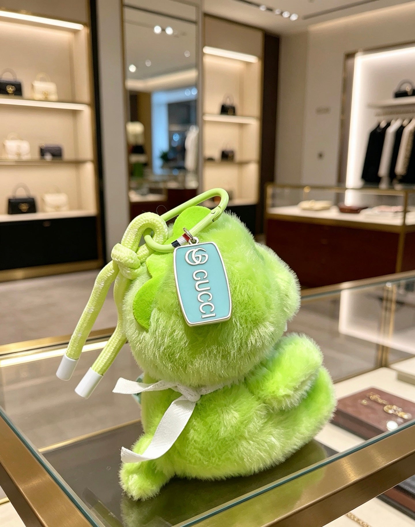 Gucci Vintage Double G Keychain