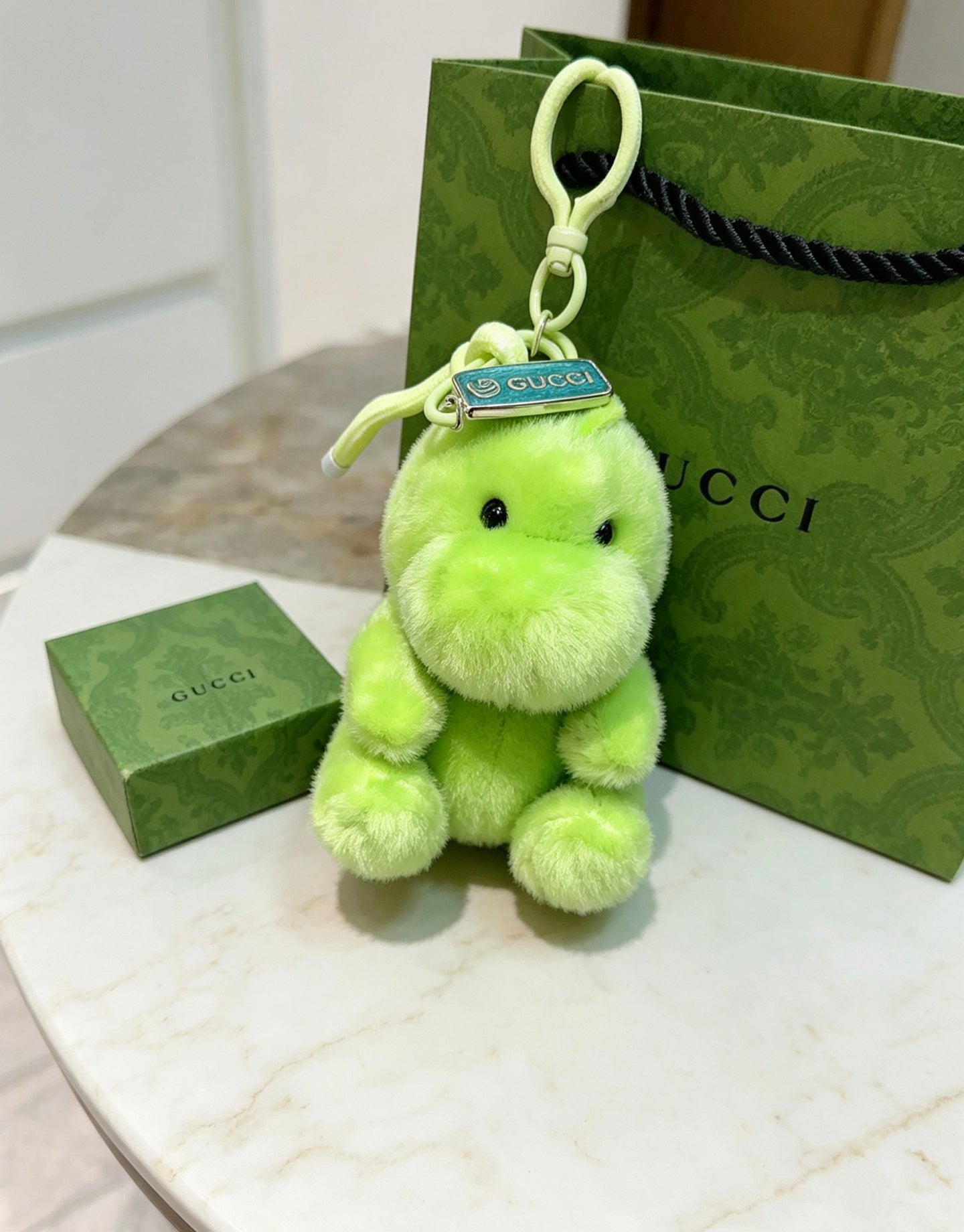 Gucci Vintage Double G Keychain