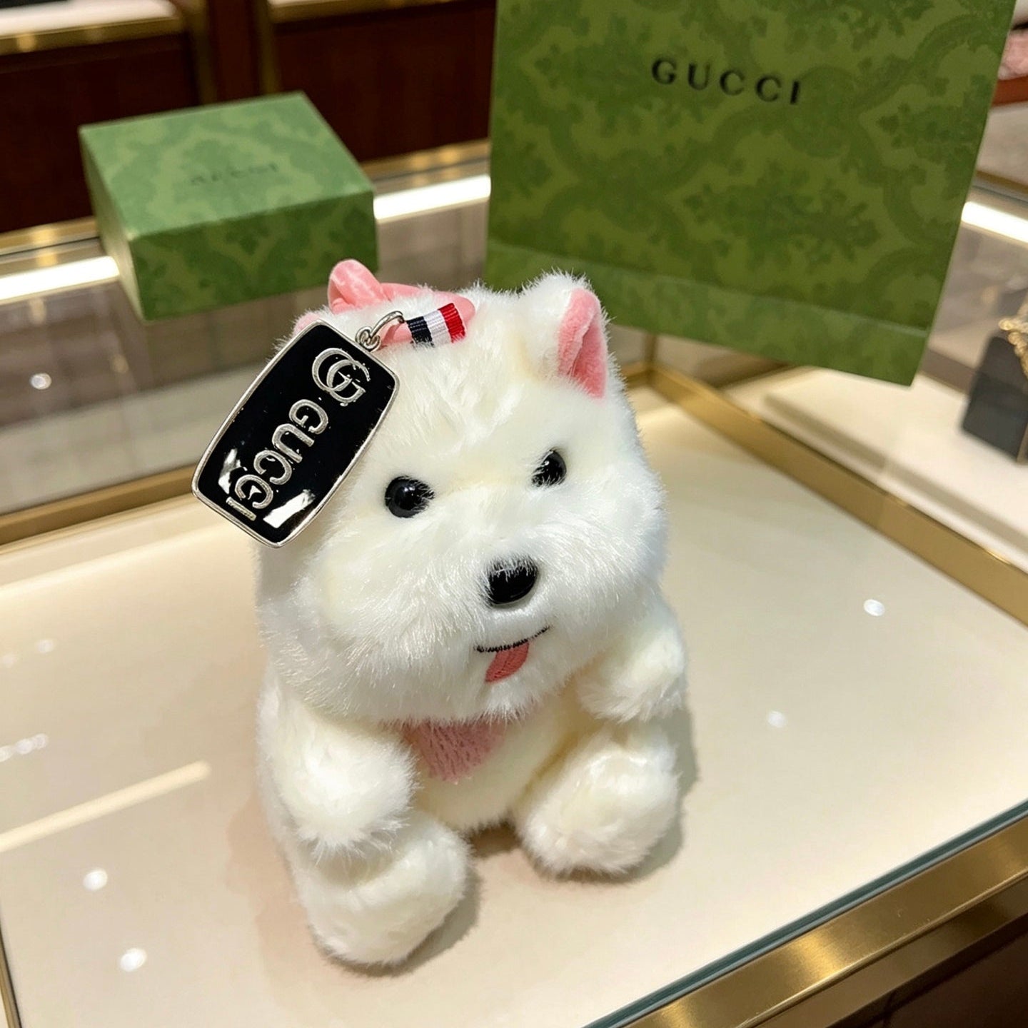 Gucci Vintage Double G Keychain