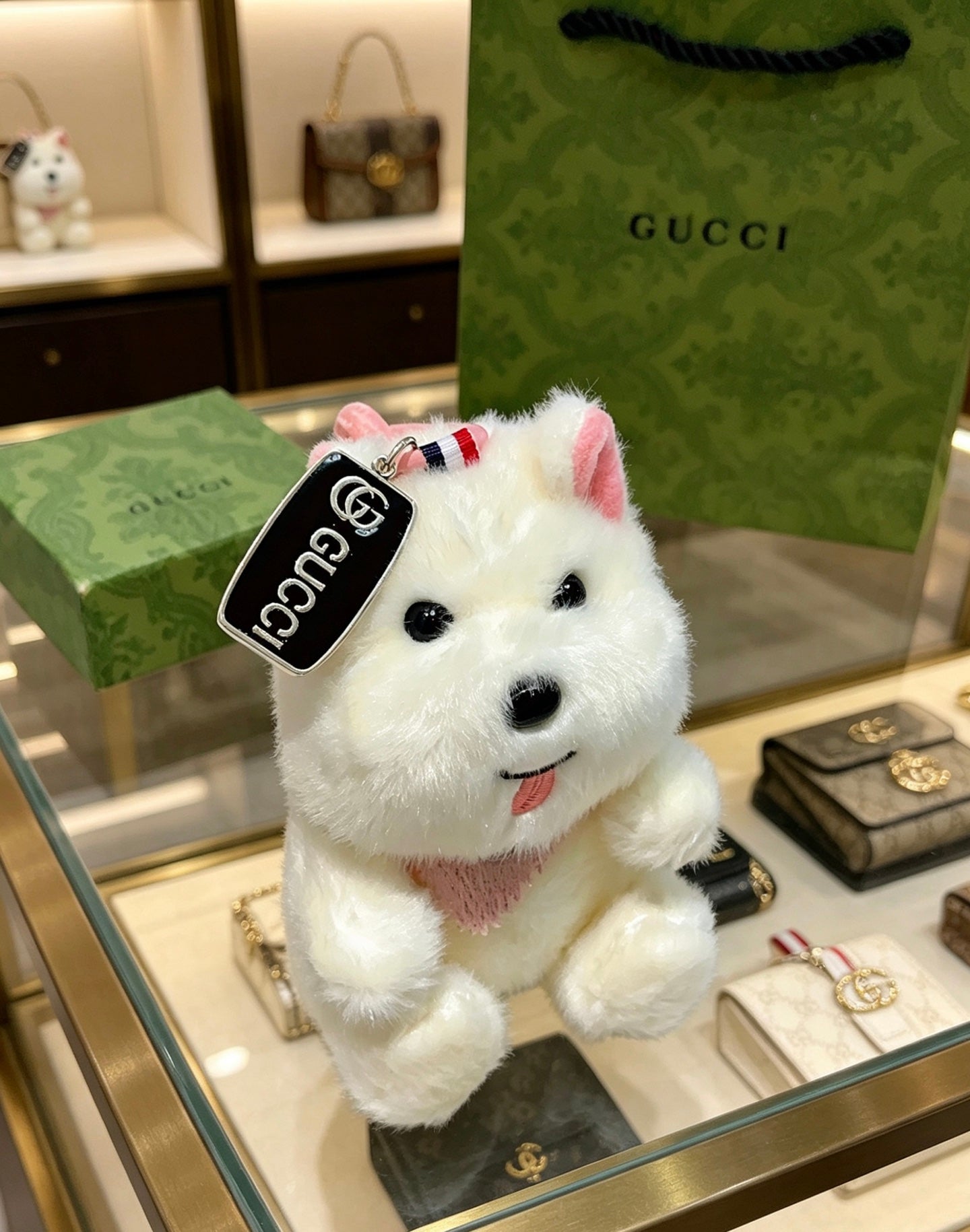 Gucci Vintage Double G Keychain