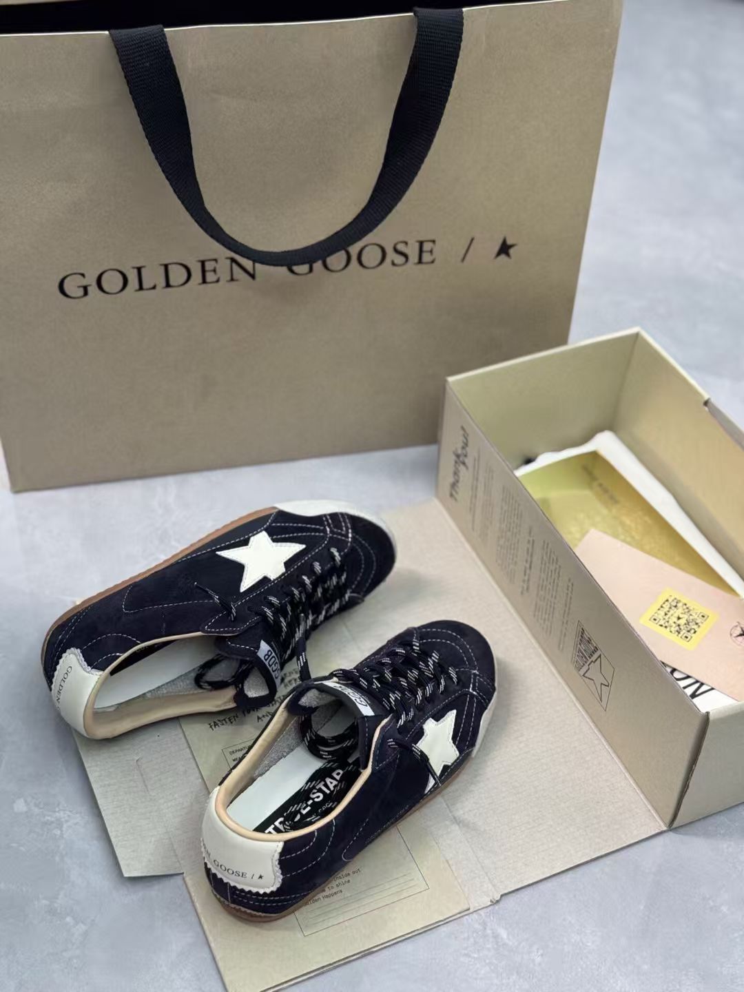 Golden Goose Vintage Distressed Sneakers #059