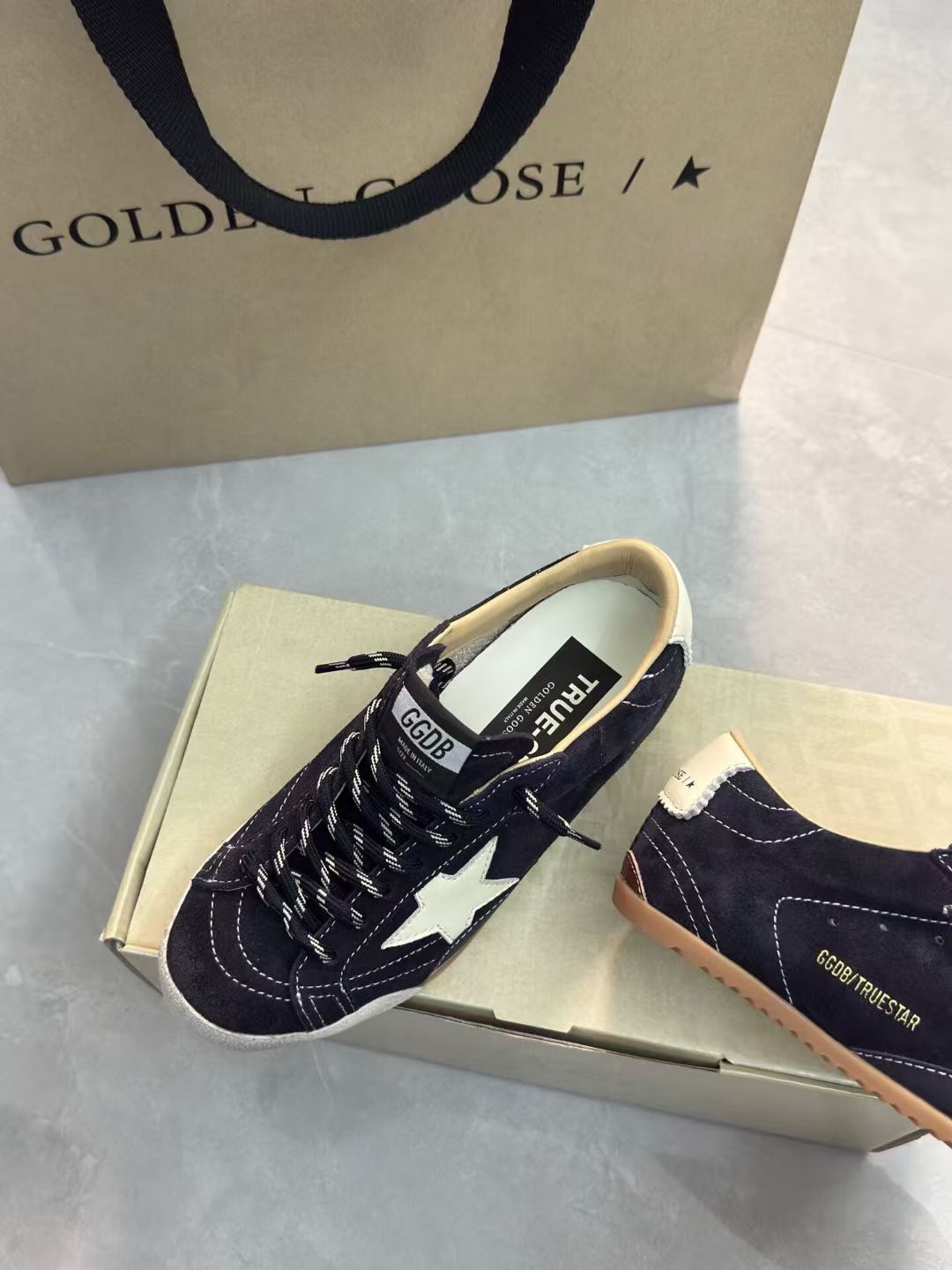 Golden Goose Vintage Distressed Sneakers #059