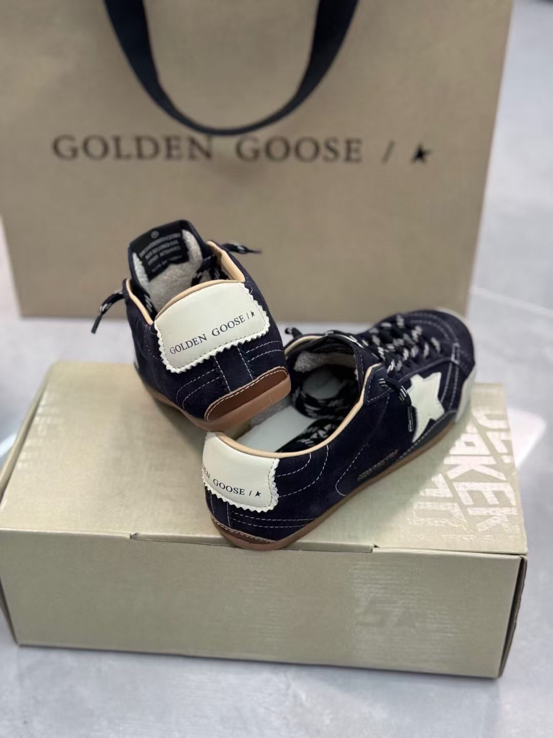 Golden Goose Vintage Distressed Sneakers #059