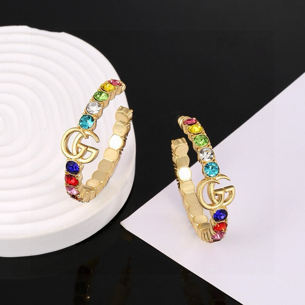 Gucci Gold-Plated Double G Earrings