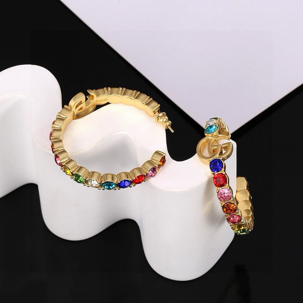 Gucci Gold-Plated Double G Earrings