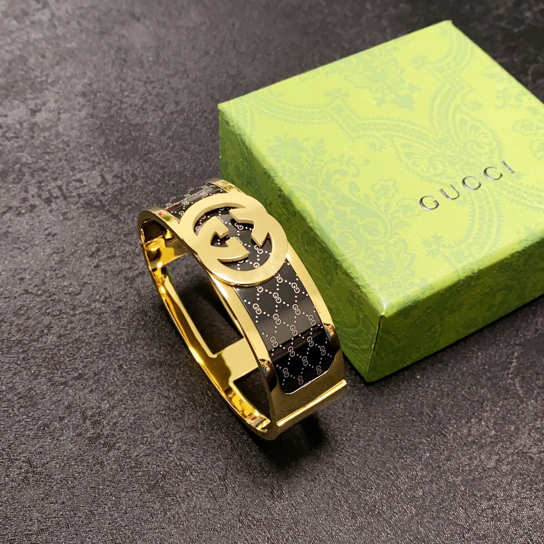 Gucci Stainless Steel Double G Bracelet
