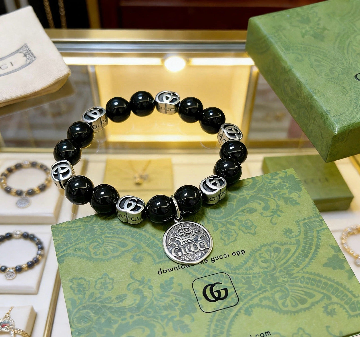 Gucci Crystal Vintage Bracelet