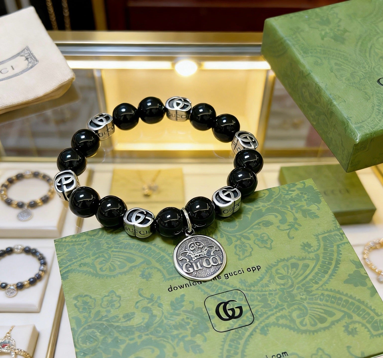 Gucci Crystal Vintage Bracelet