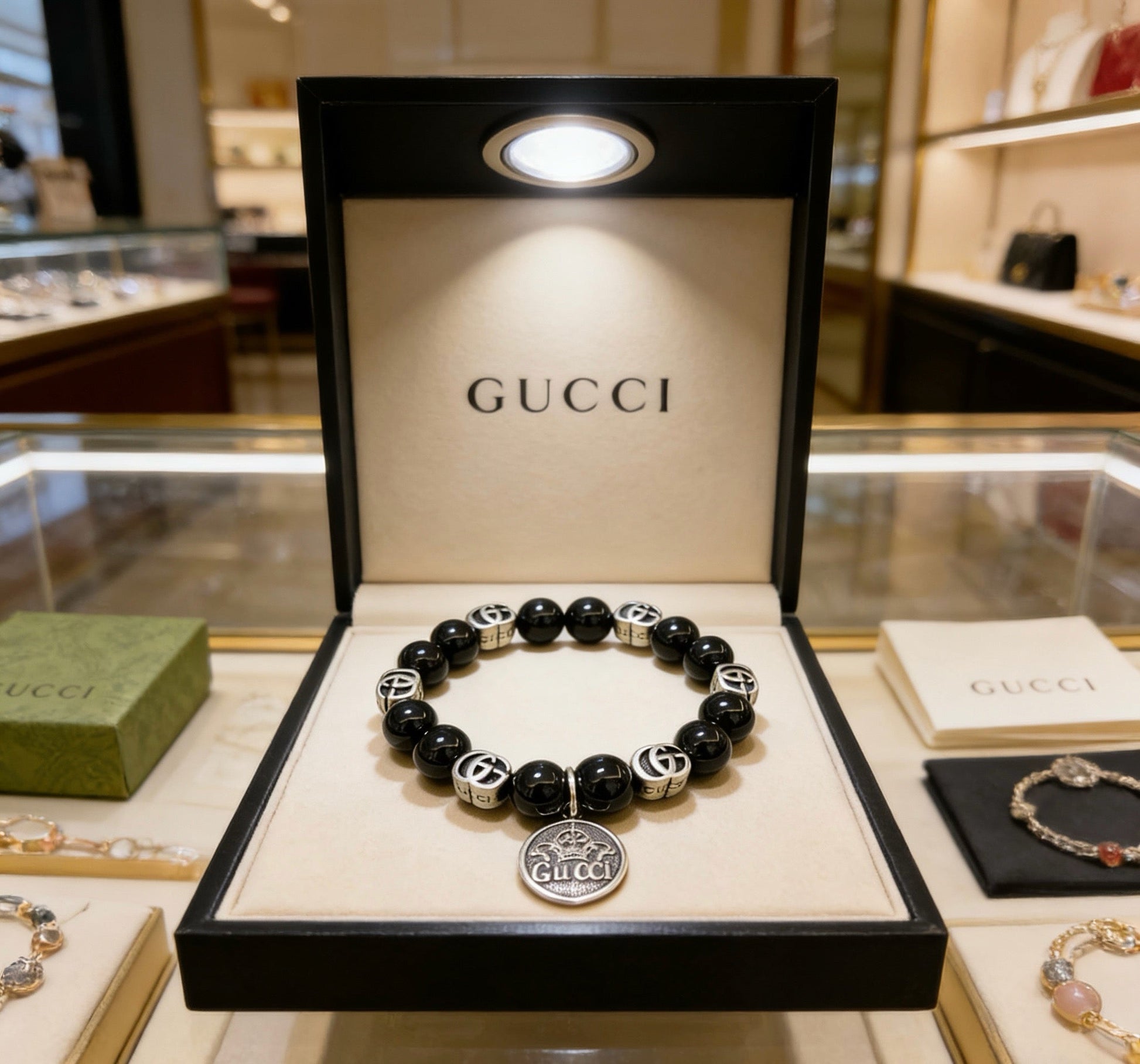 Gucci Crystal Vintage Bracelet