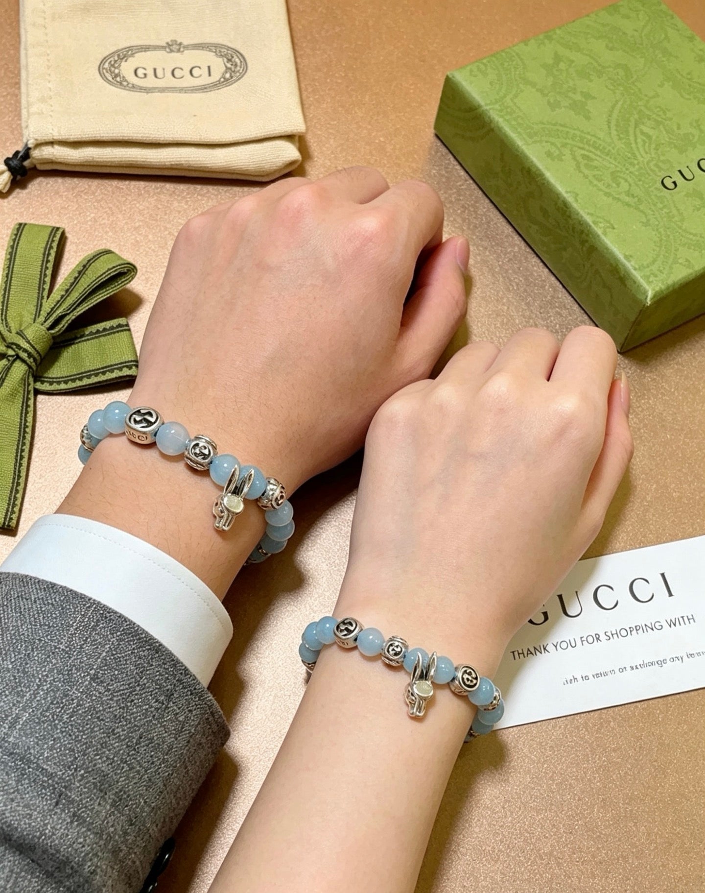 Gucci Vintage Double G Bracelet