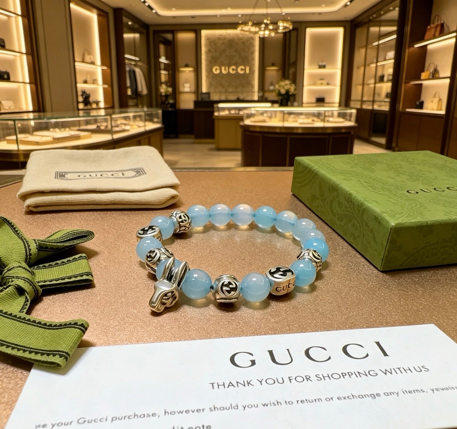 Gucci Vintage Double G Bracelet