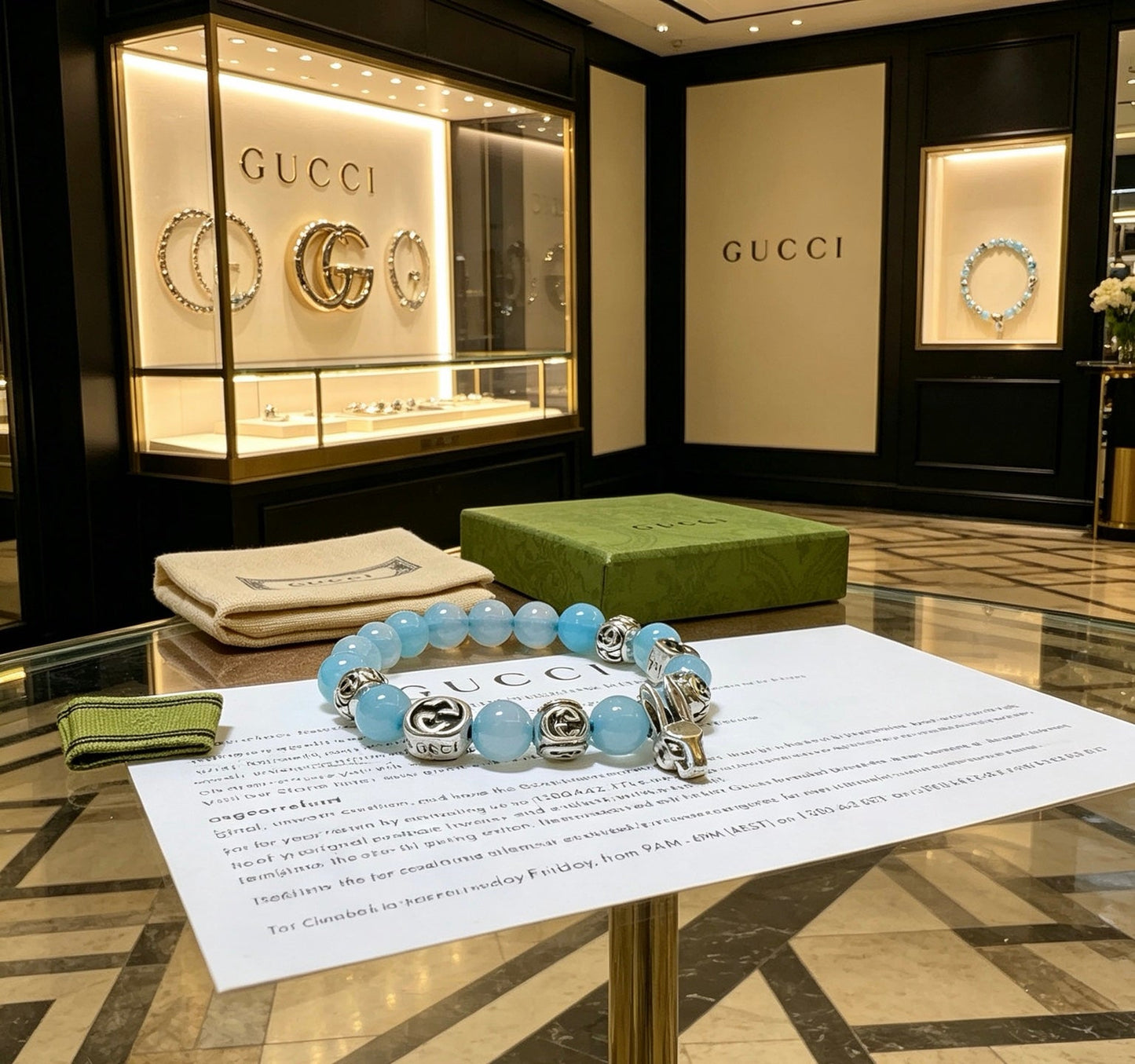 Gucci Vintage Double G Bracelet