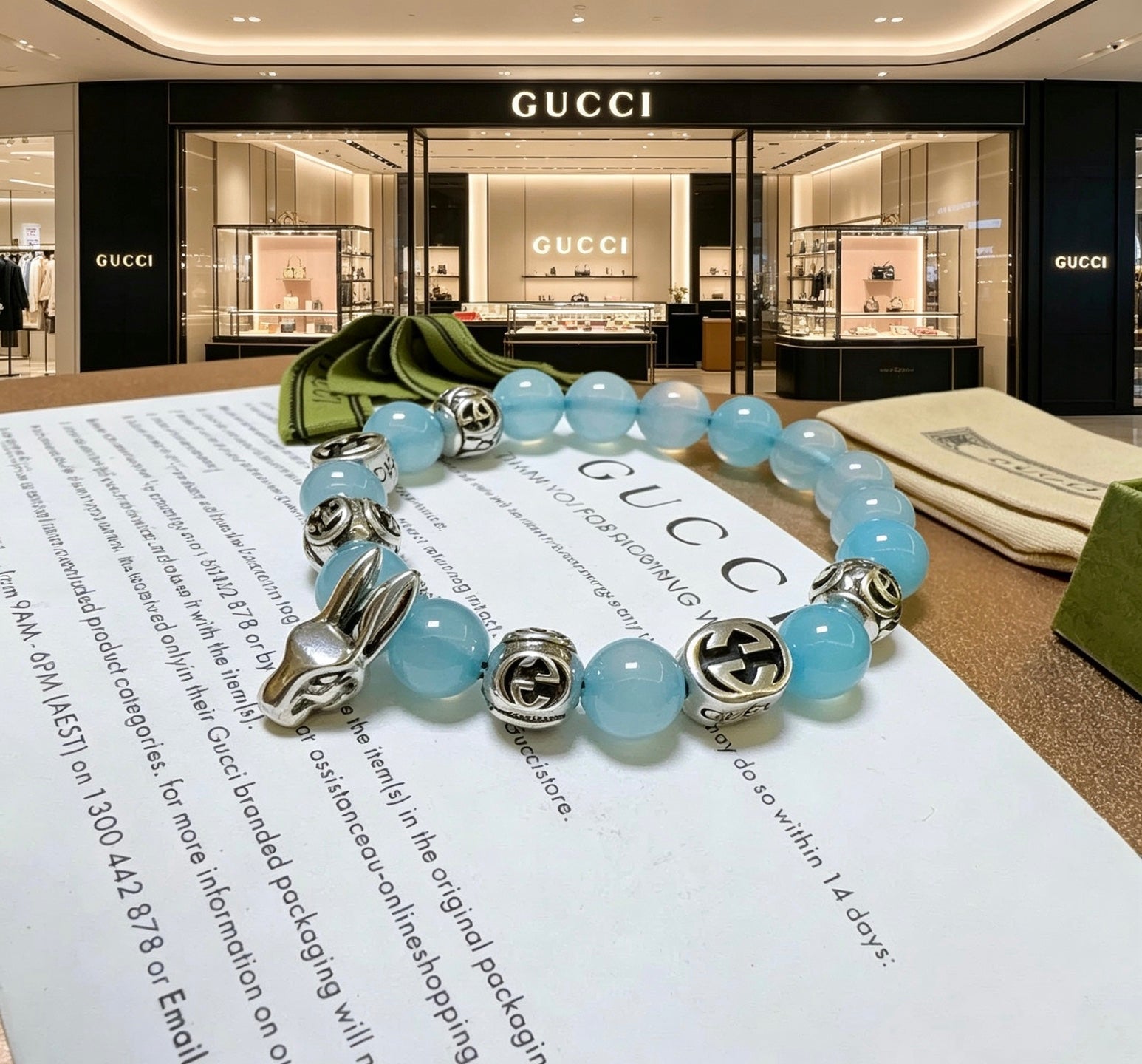 Gucci Vintage Double G Bracelet