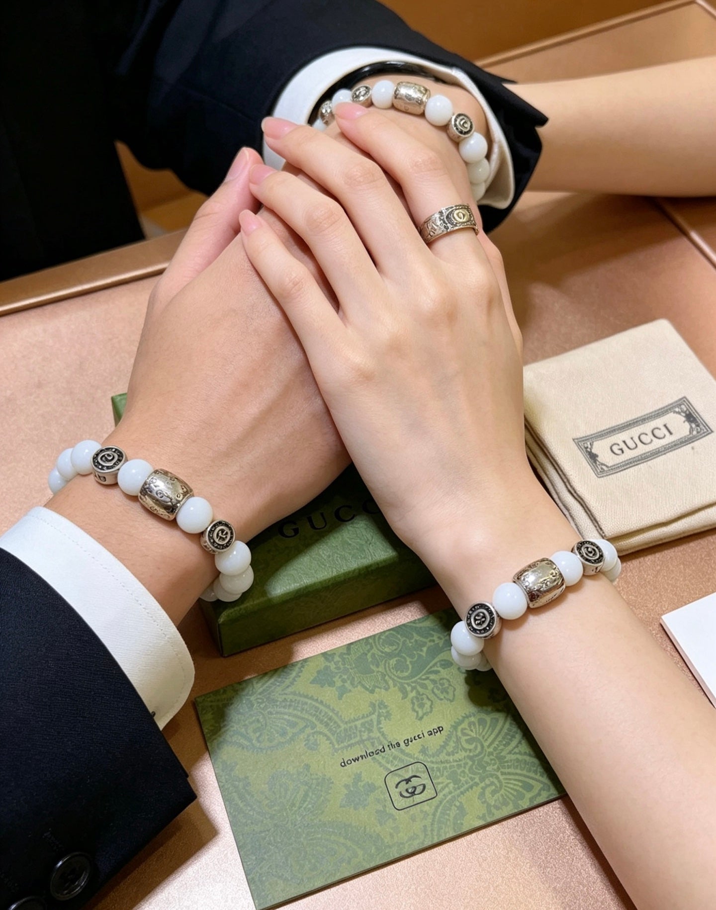 Gucci Vintage Double G Bracelet