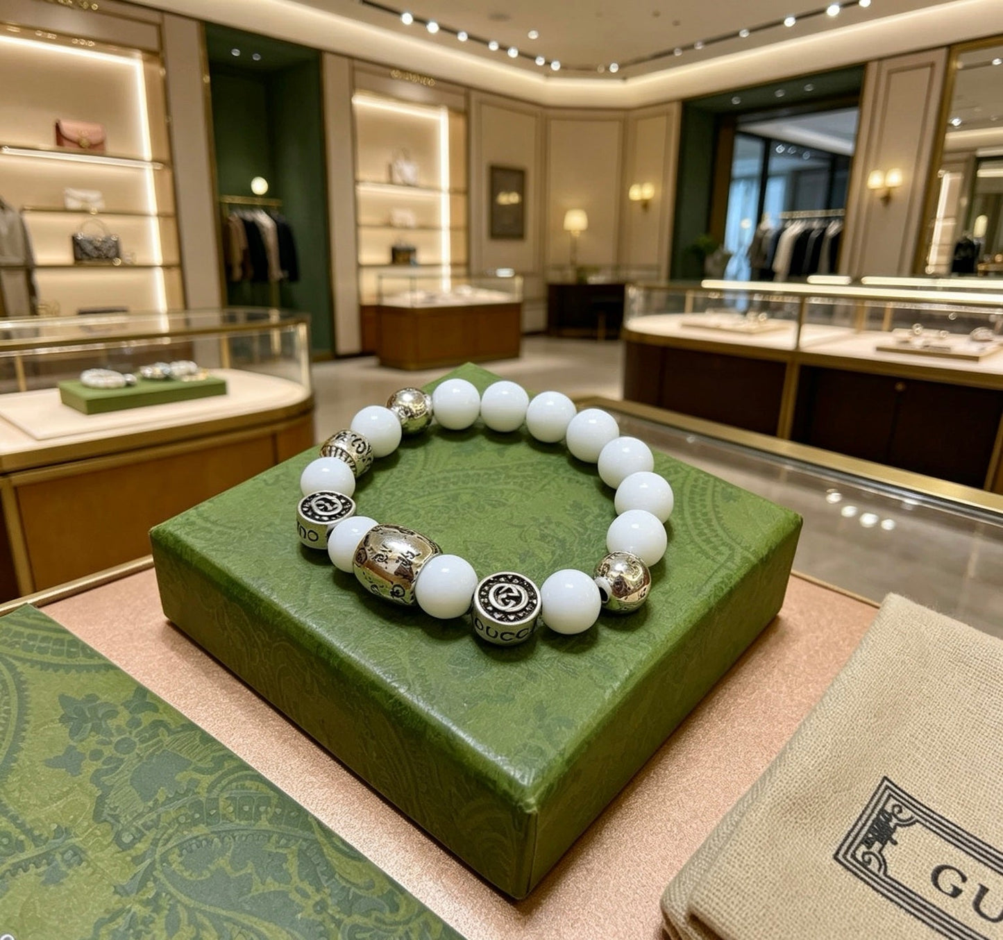 Gucci Vintage Double G Bracelet