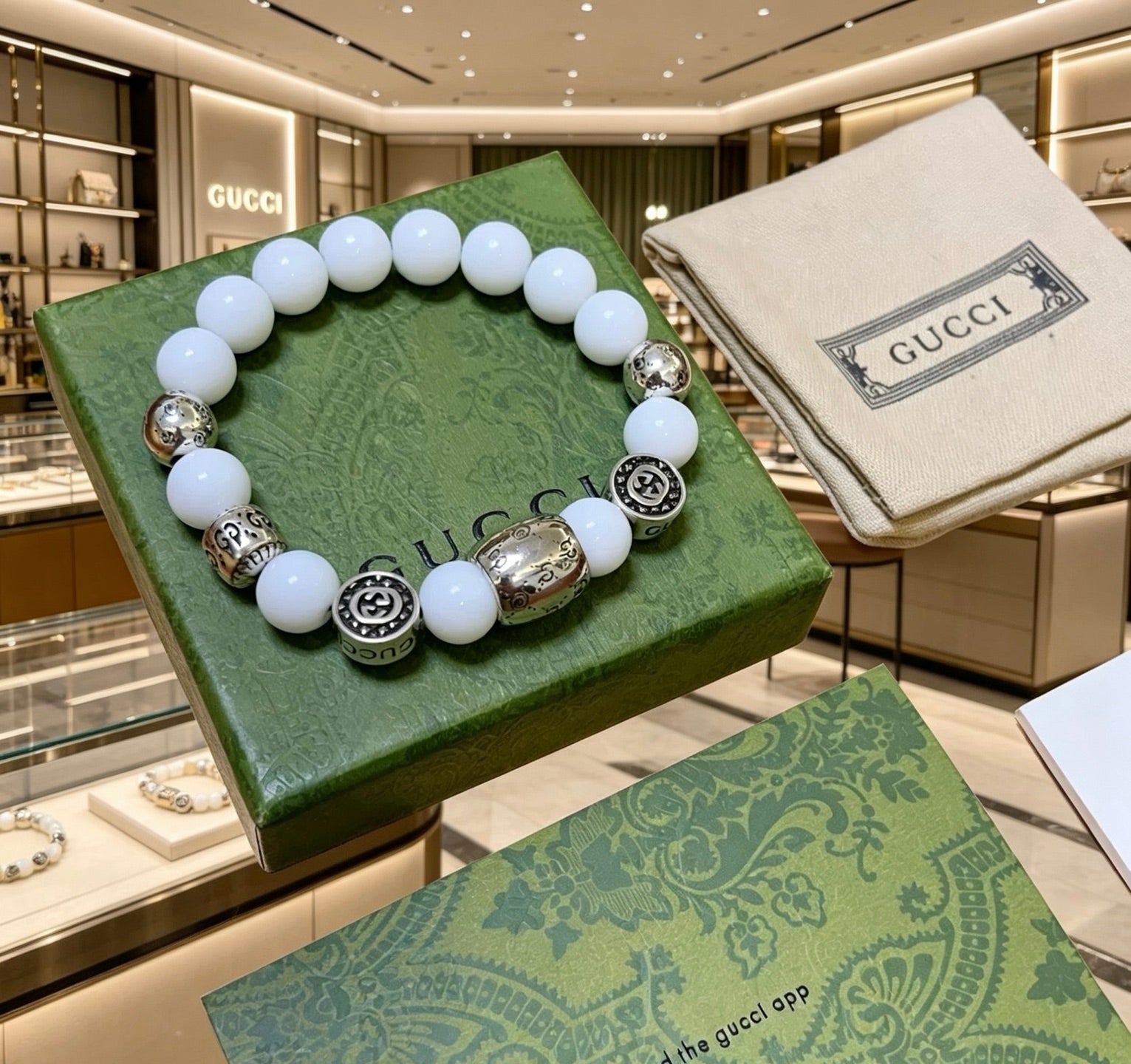 Gucci Vintage Double G Bracelet