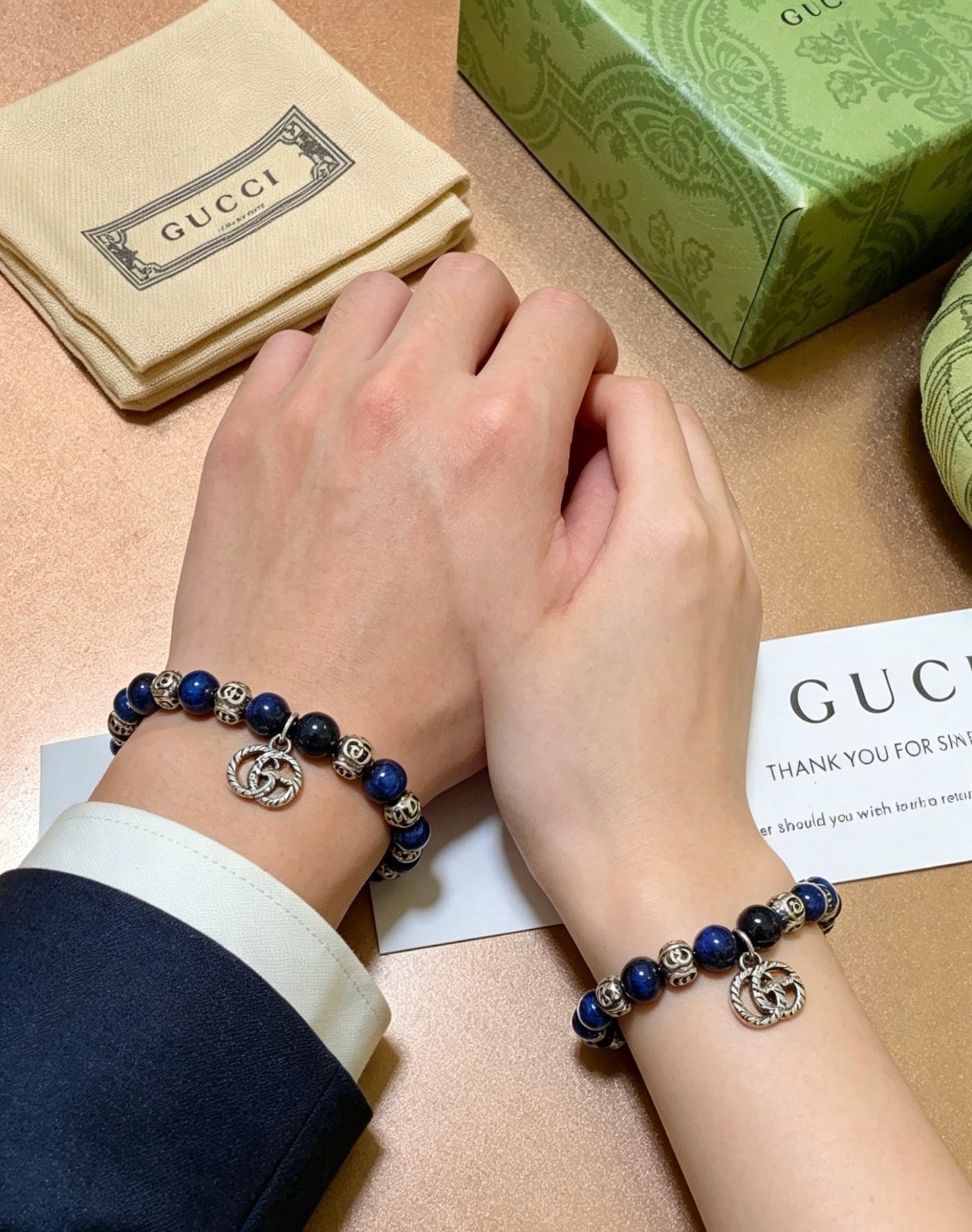 Gucci Vintage Double G Bracelet