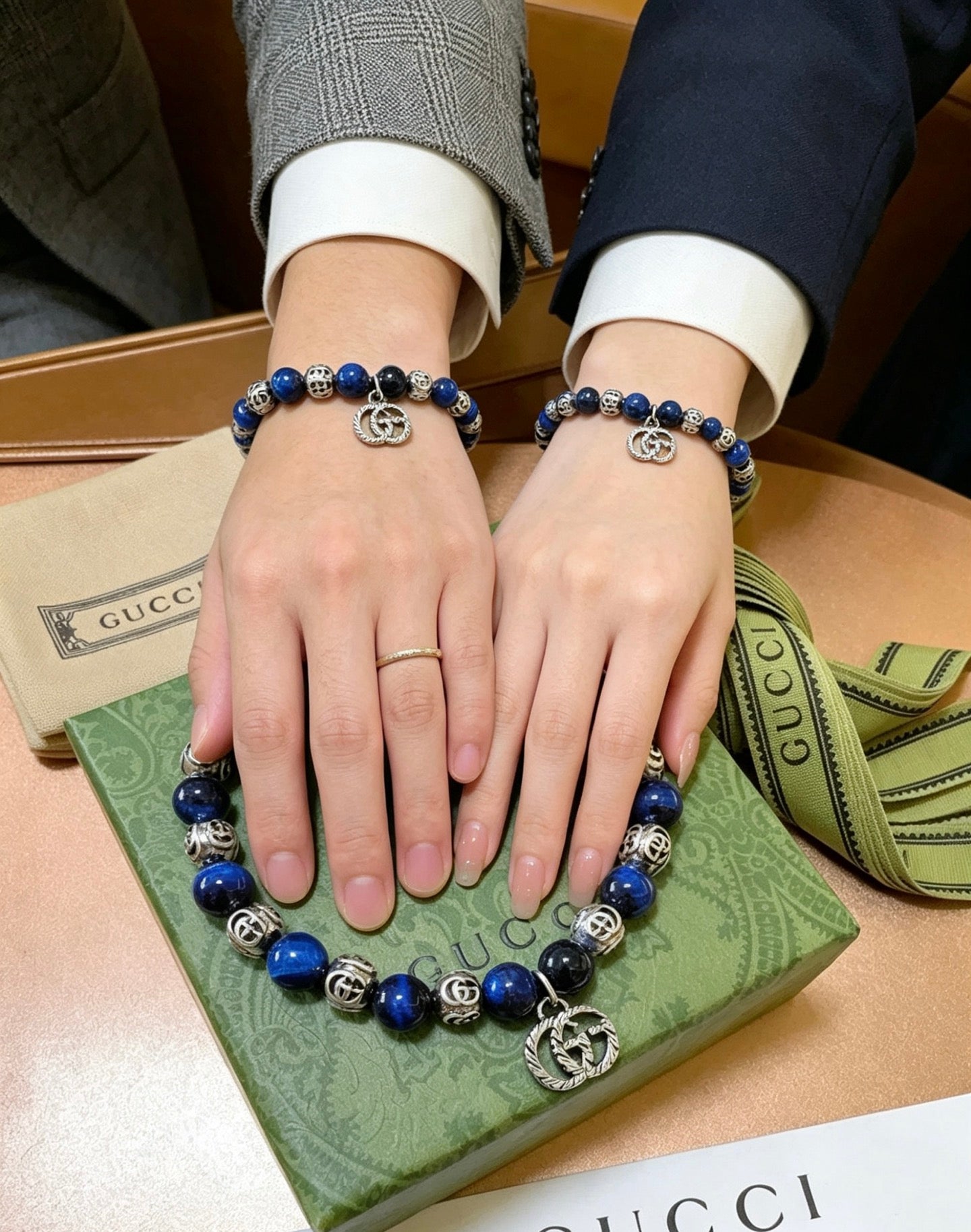 Gucci Vintage Double G Bracelet