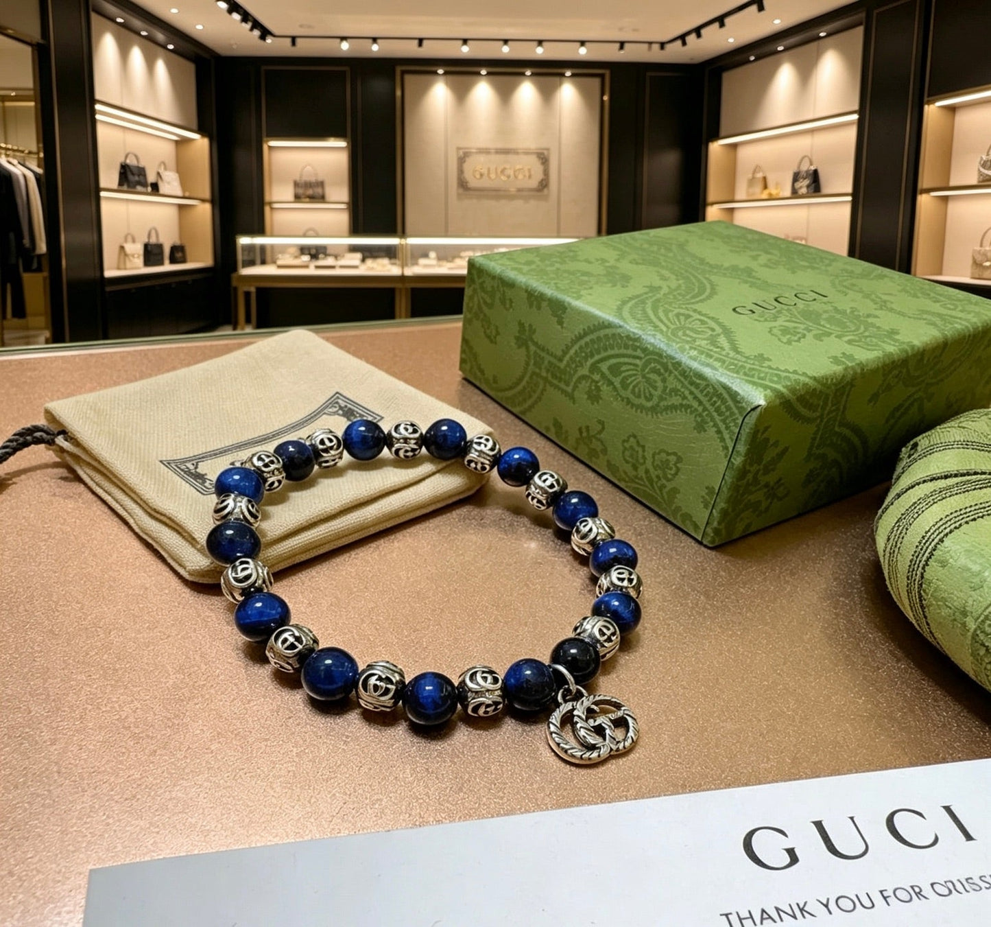 Gucci Vintage Double G Bracelet