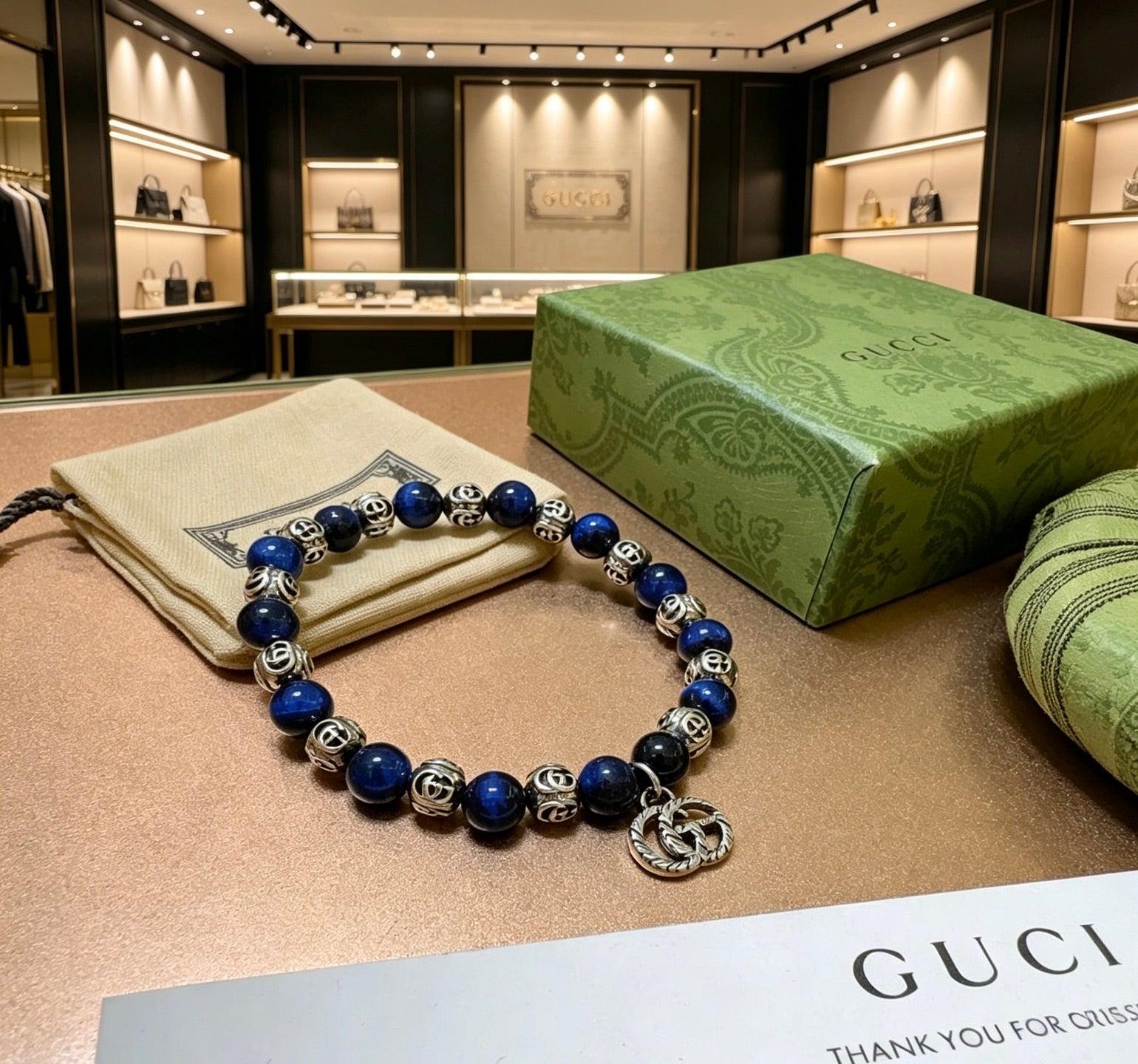 Gucci Vintage Double G Bracelet