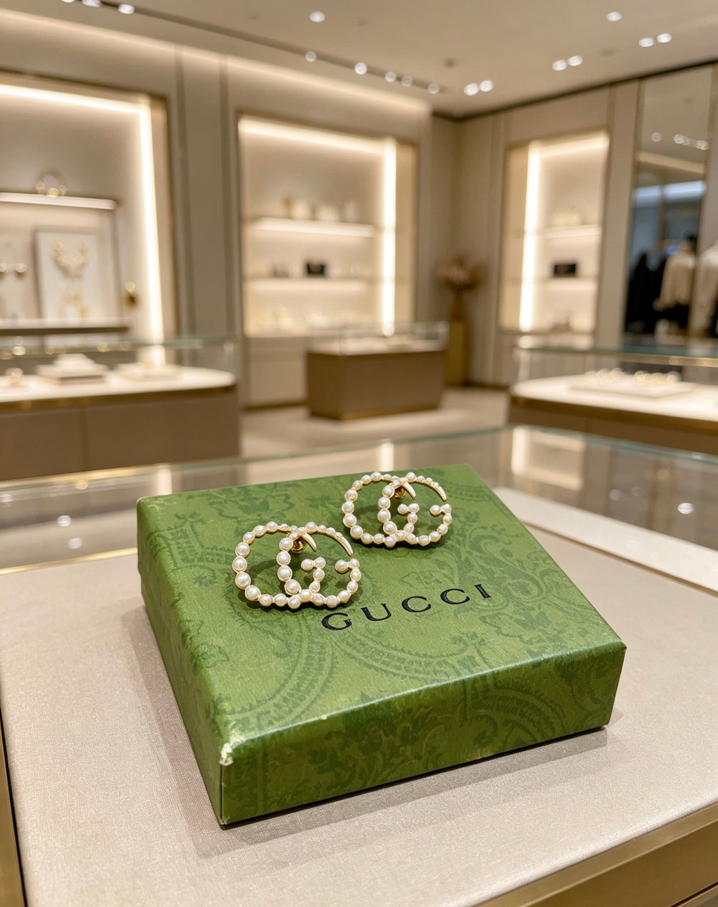 Gucci Vintage Double G Earrings