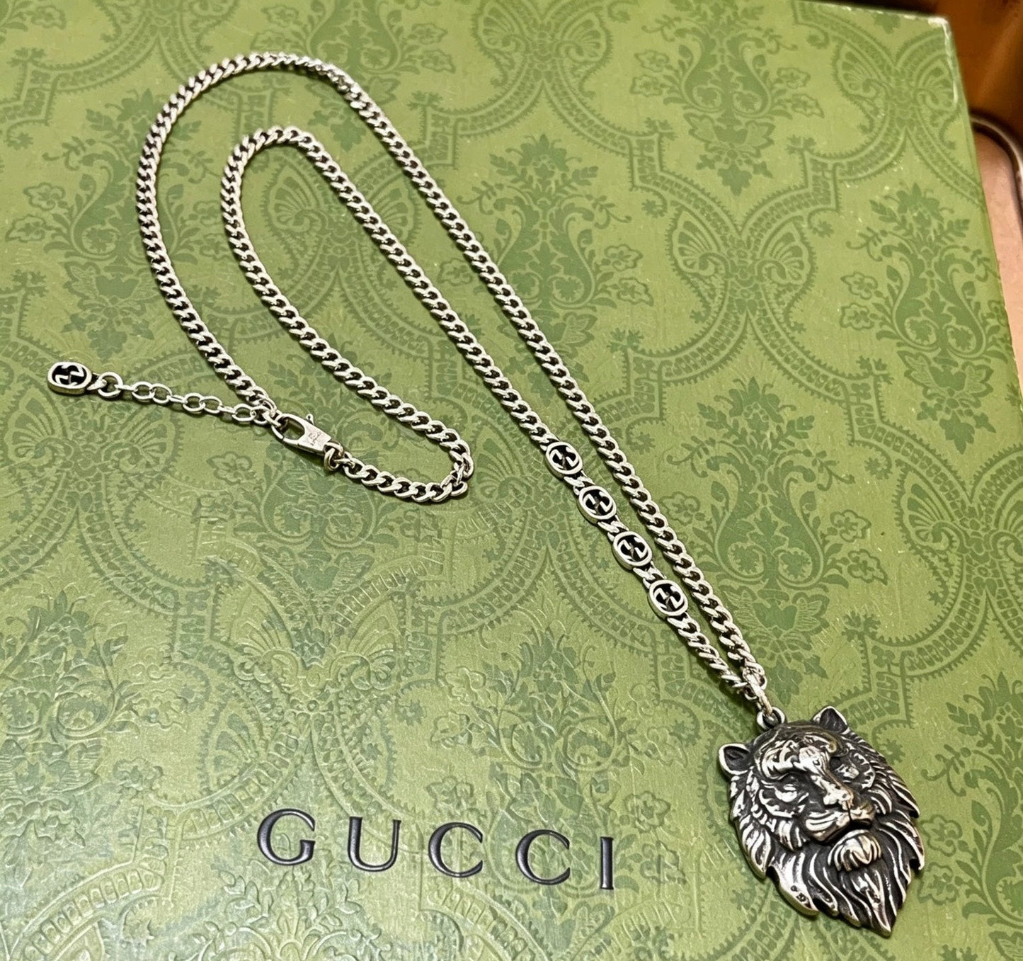 Gucci Vintage Double G Necklace