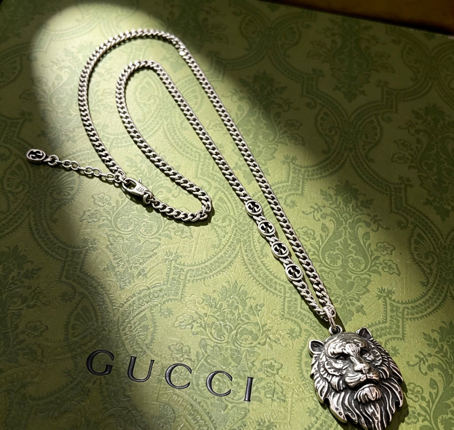 Gucci Vintage Double G Necklace