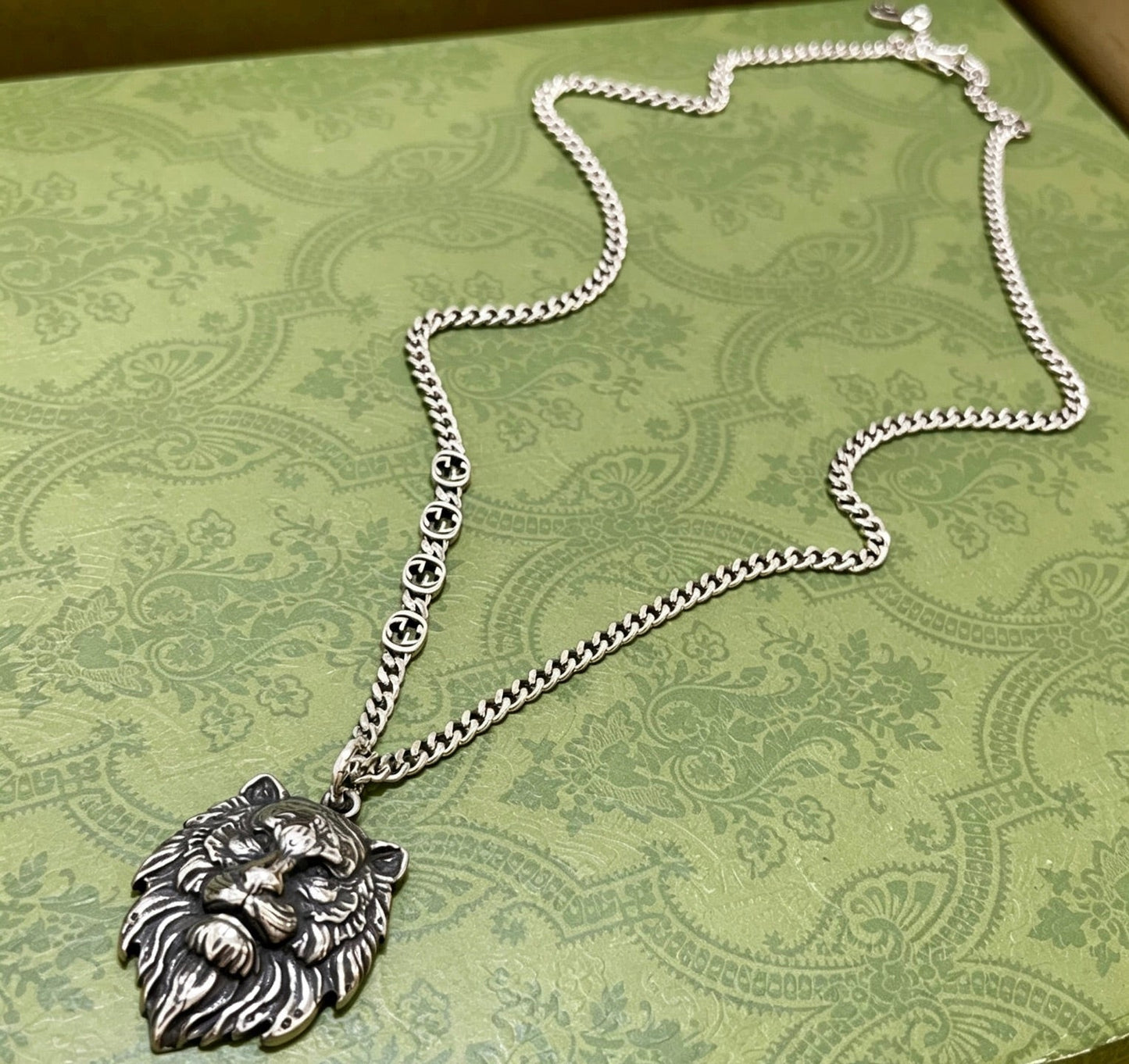 Gucci Vintage Double G Necklace