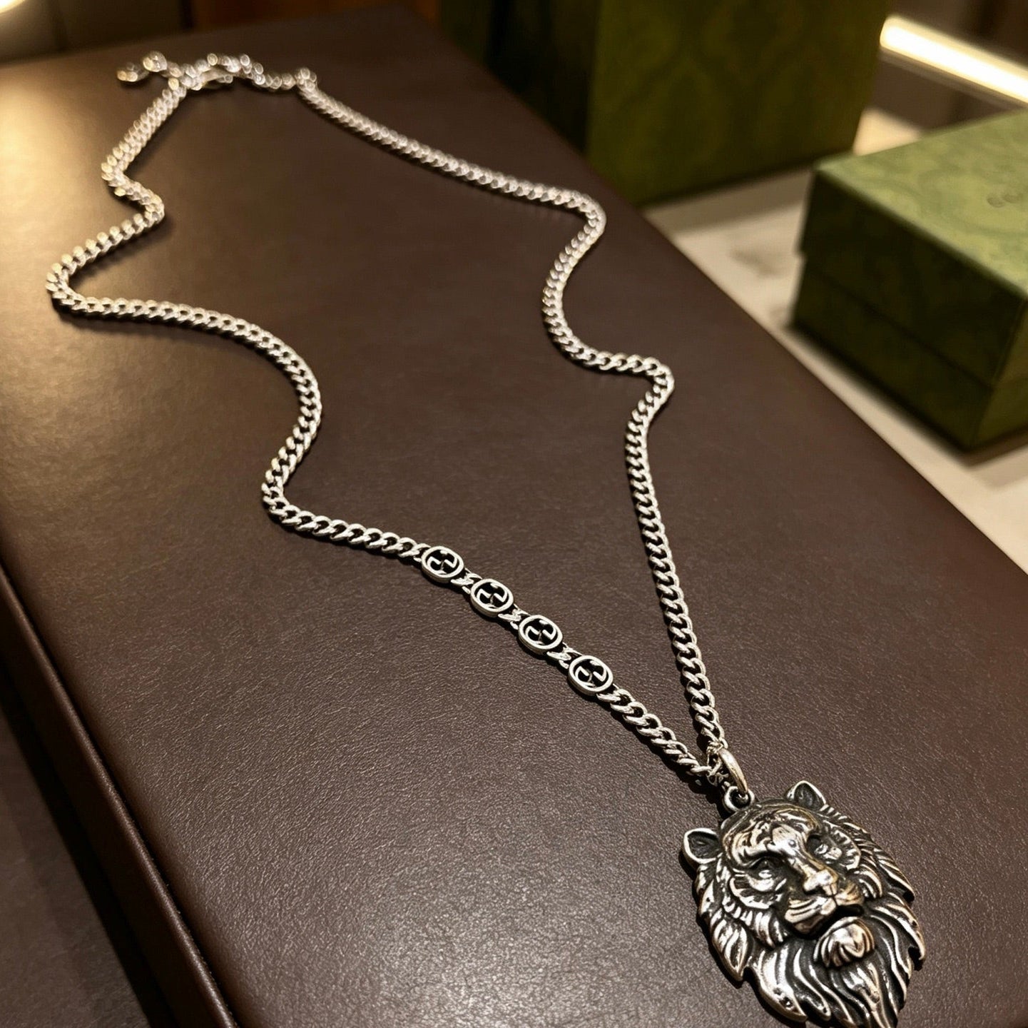 Gucci Vintage Double G Necklace