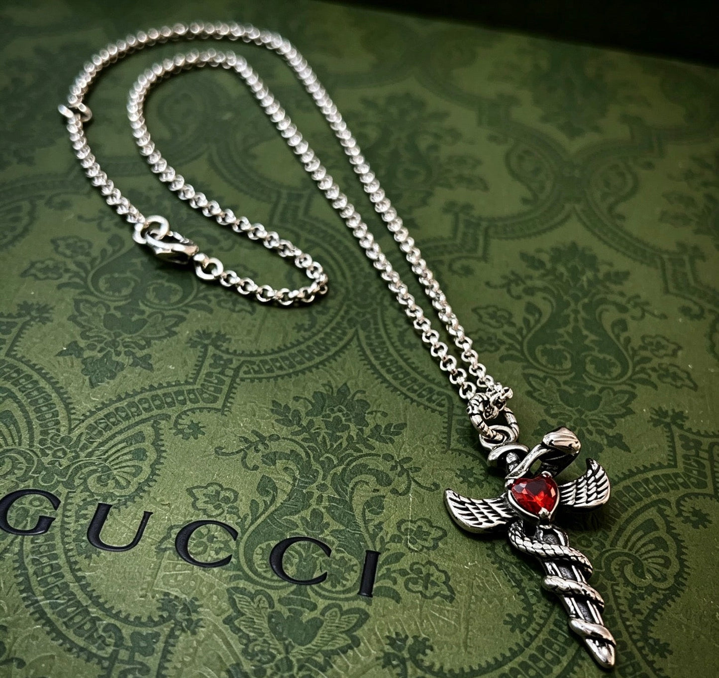 Gucci Vintage Double G Necklace