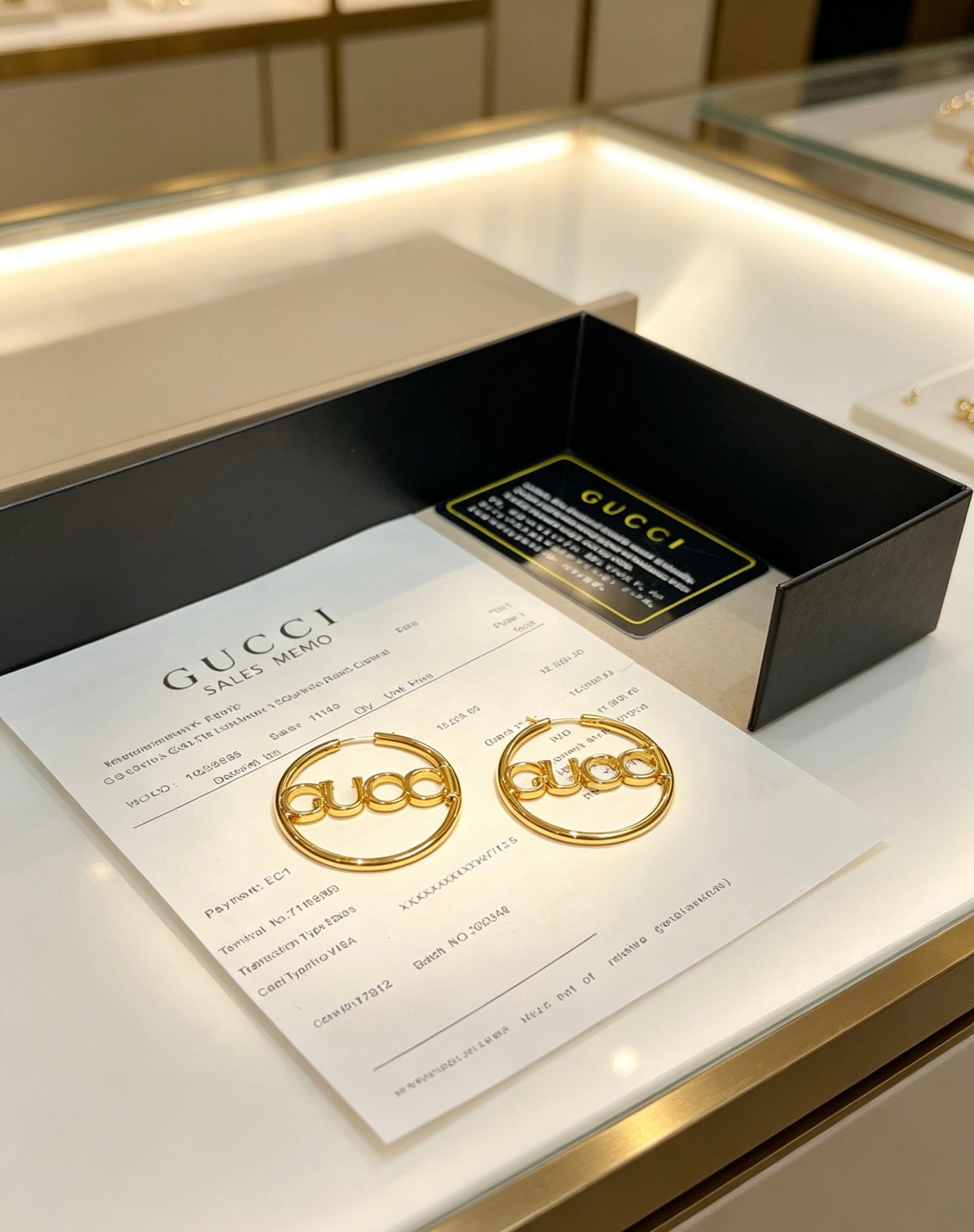 Gucci Vintage Double G Earrings