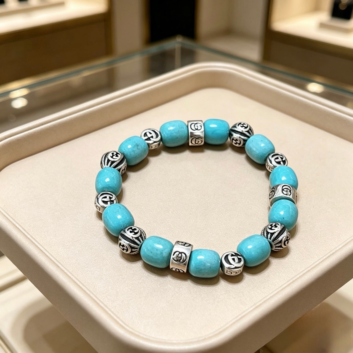 Gucci Crystal Double G Bracelet