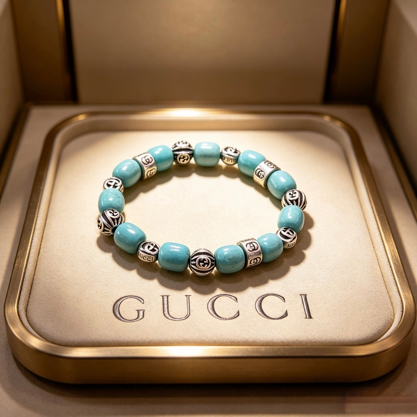 Gucci Crystal Double G Bracelet