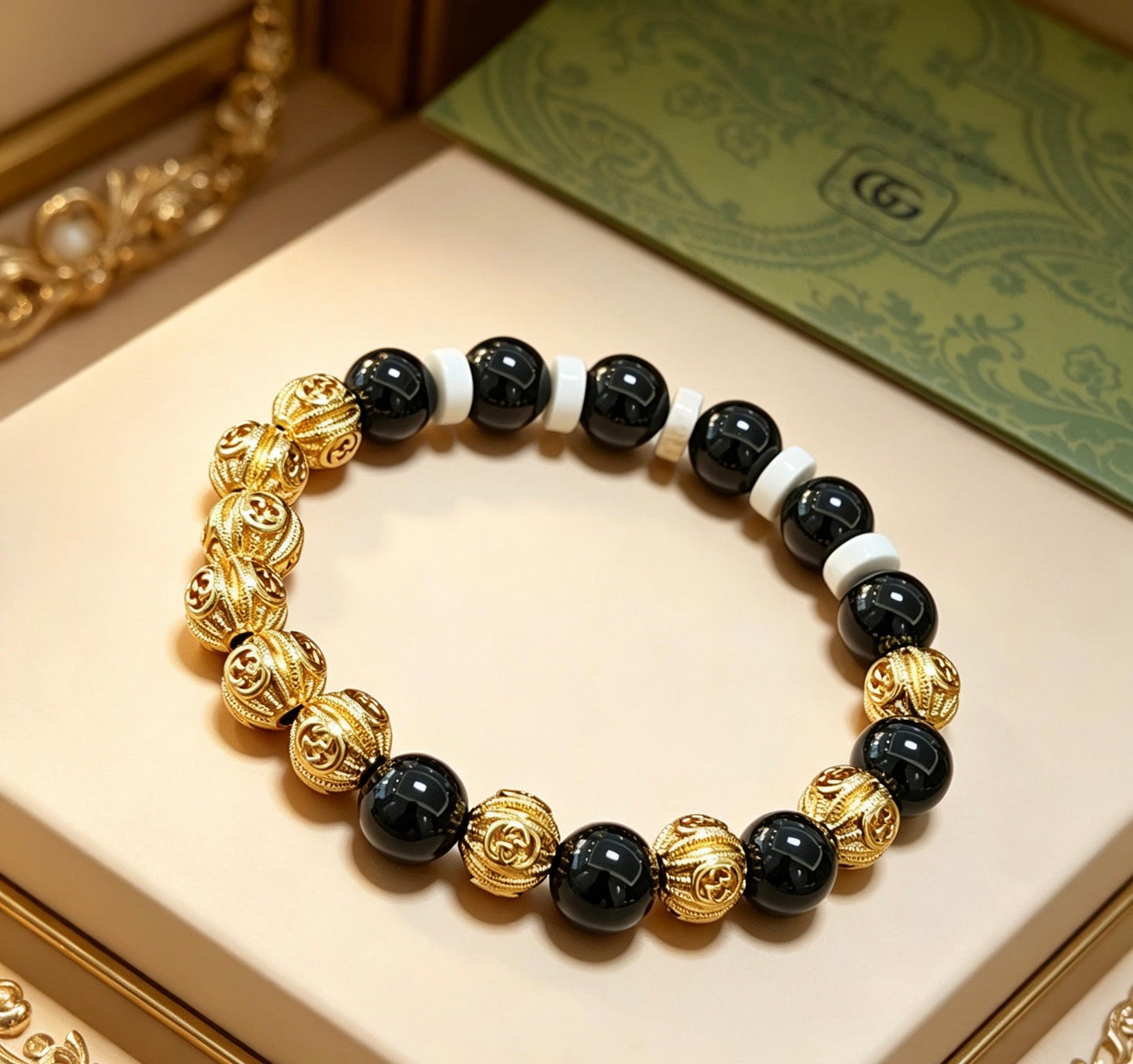 Gucci Crystal Double G Bracelet