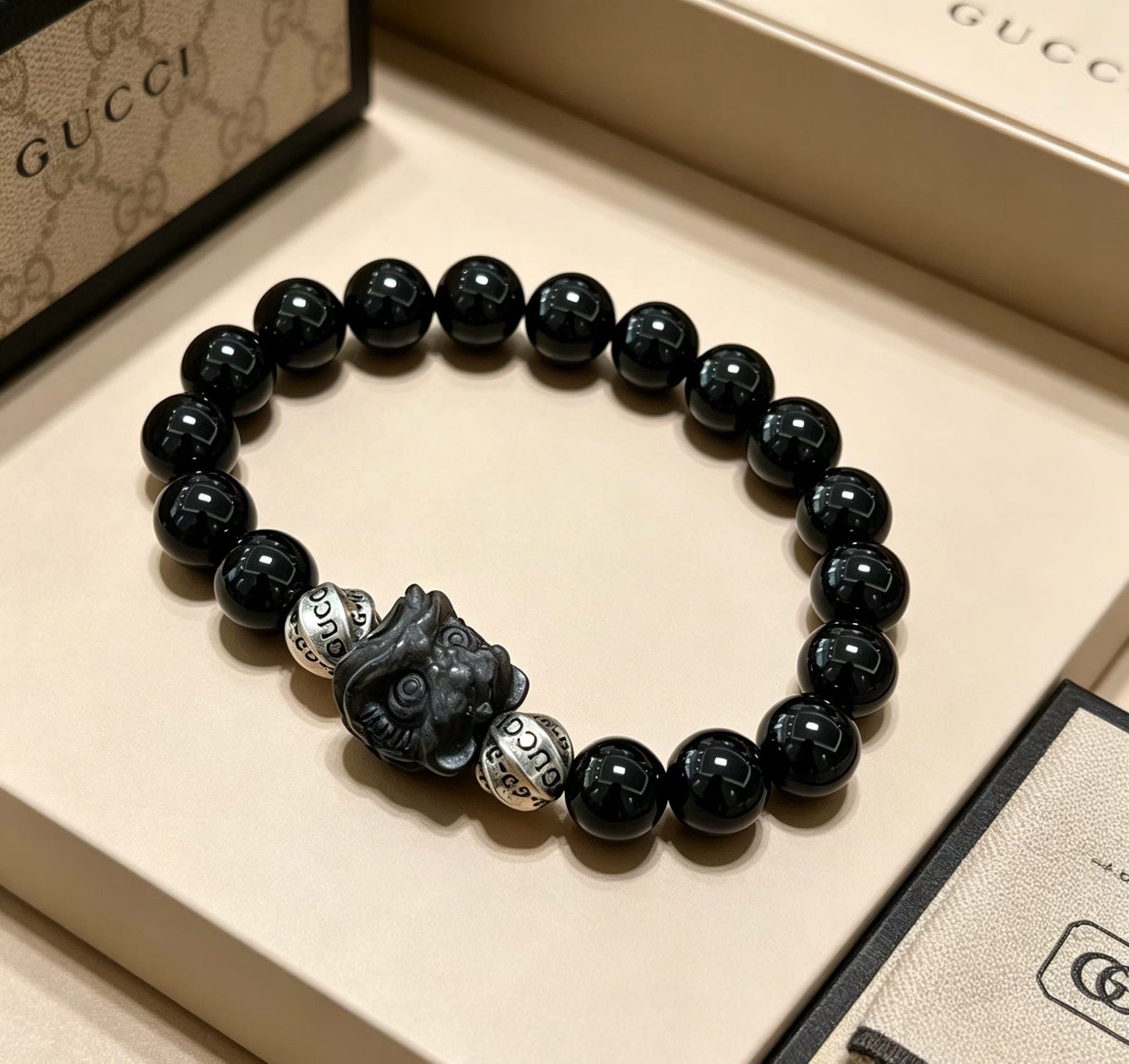 Gucci Crystal Double G Bracelet