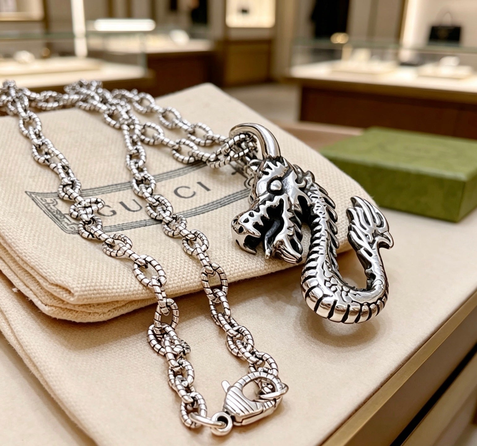 Gucci Vintage Double G Necklace