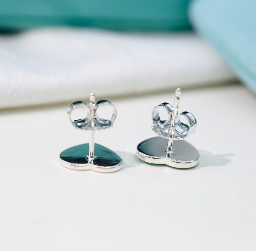 Tiffany & Co. Heart Key Motif Earrings