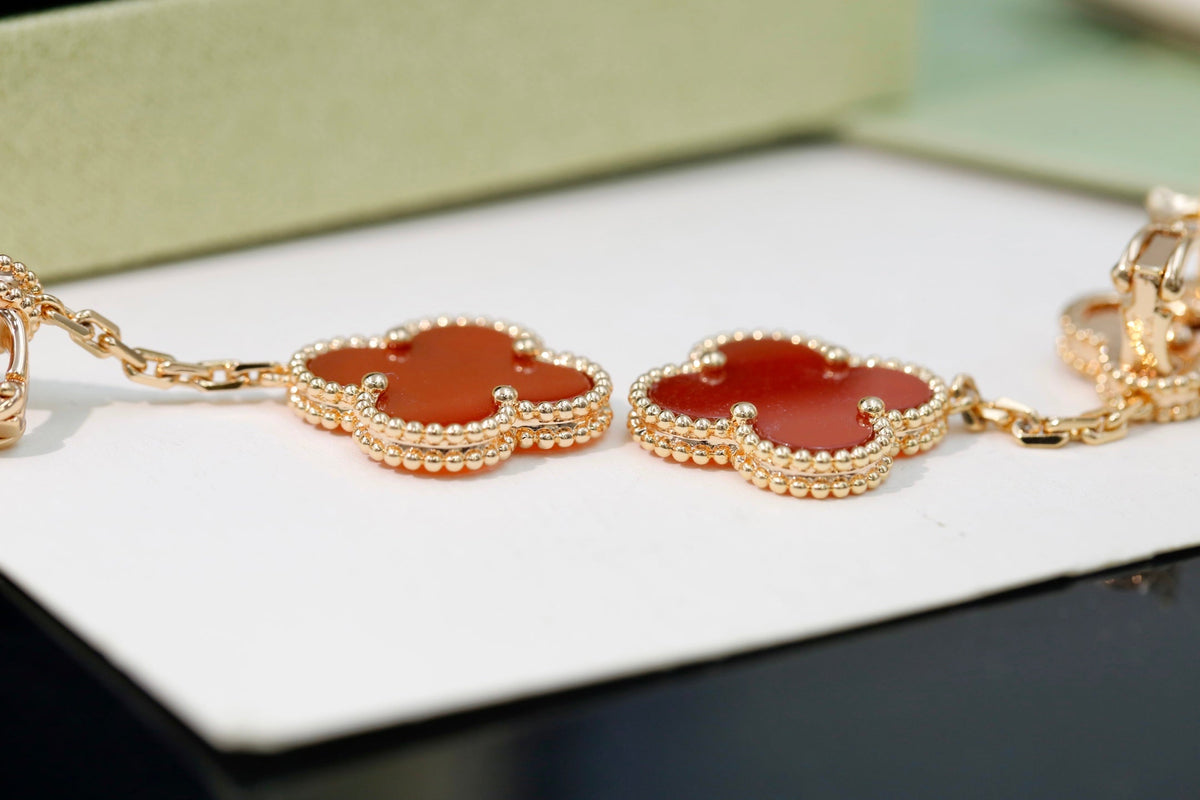 Van Cleef & Arpels Style Clover Earrings