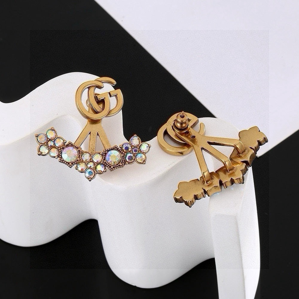 Gucci Pearl Double G Earrings