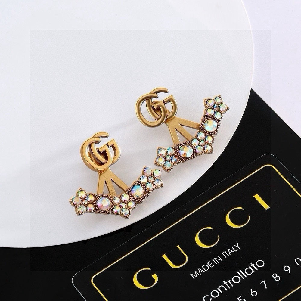 Gucci Pearl Double G Earrings